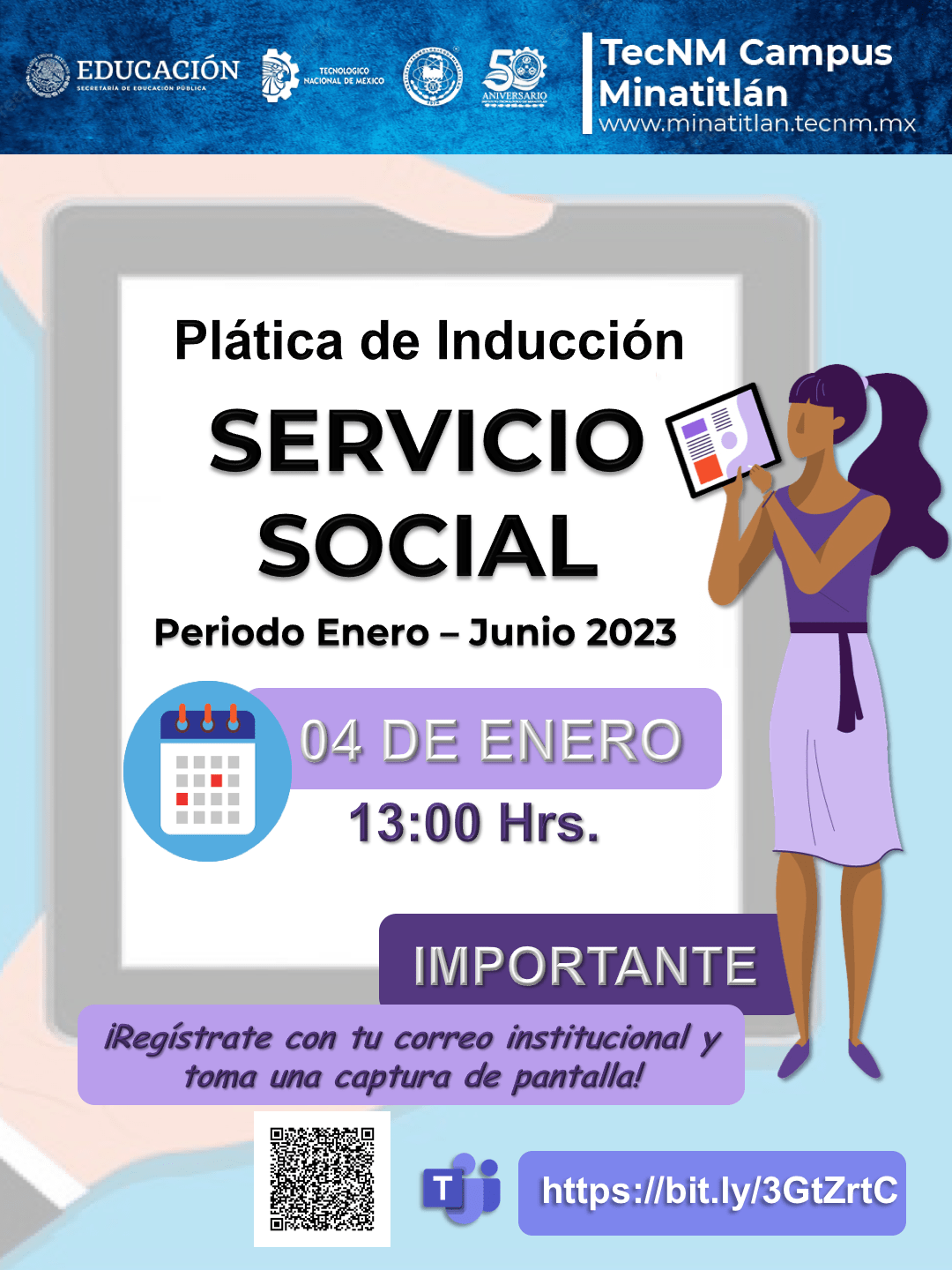 PLÁTICA DE INDUCCIÓN SERVICIO SOCIAL (PERIODO ENERO – JUNIO 2023)