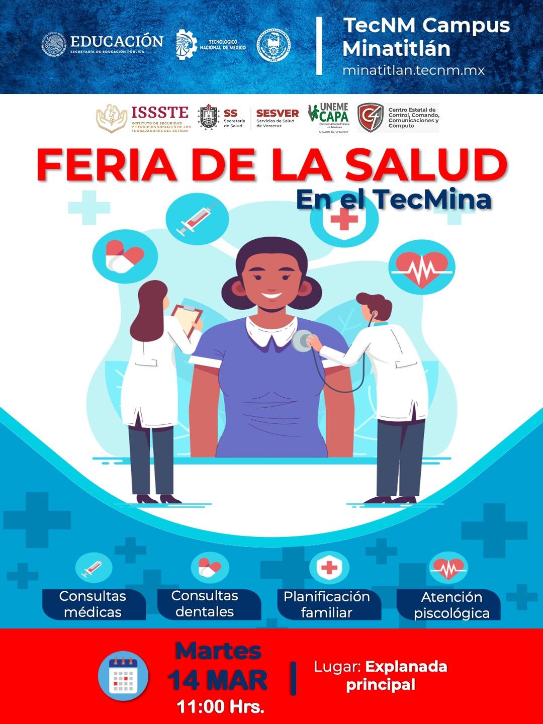 FERIA DE SALUD TecNM Instituto Tecnológico de Minatitlán