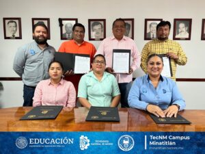 DIRECTOR DEL TECMINA PRESIDE FIRMA DE CONVENIOS DE COLABORACIÓN EN MATERIA DE RESIDENCIAS PROFESIONALES