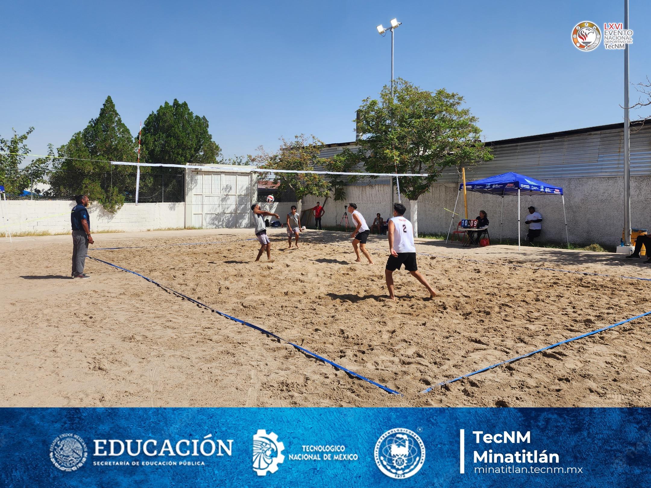 ¡NUESTRA SELECCIÓN DE VOLEIBOL DE PLAYA VARONIL SIGUE EN ACCIÓN EN EL LXVI EVENTO NACIONAL DEPORTIVO DEL TECNM! 