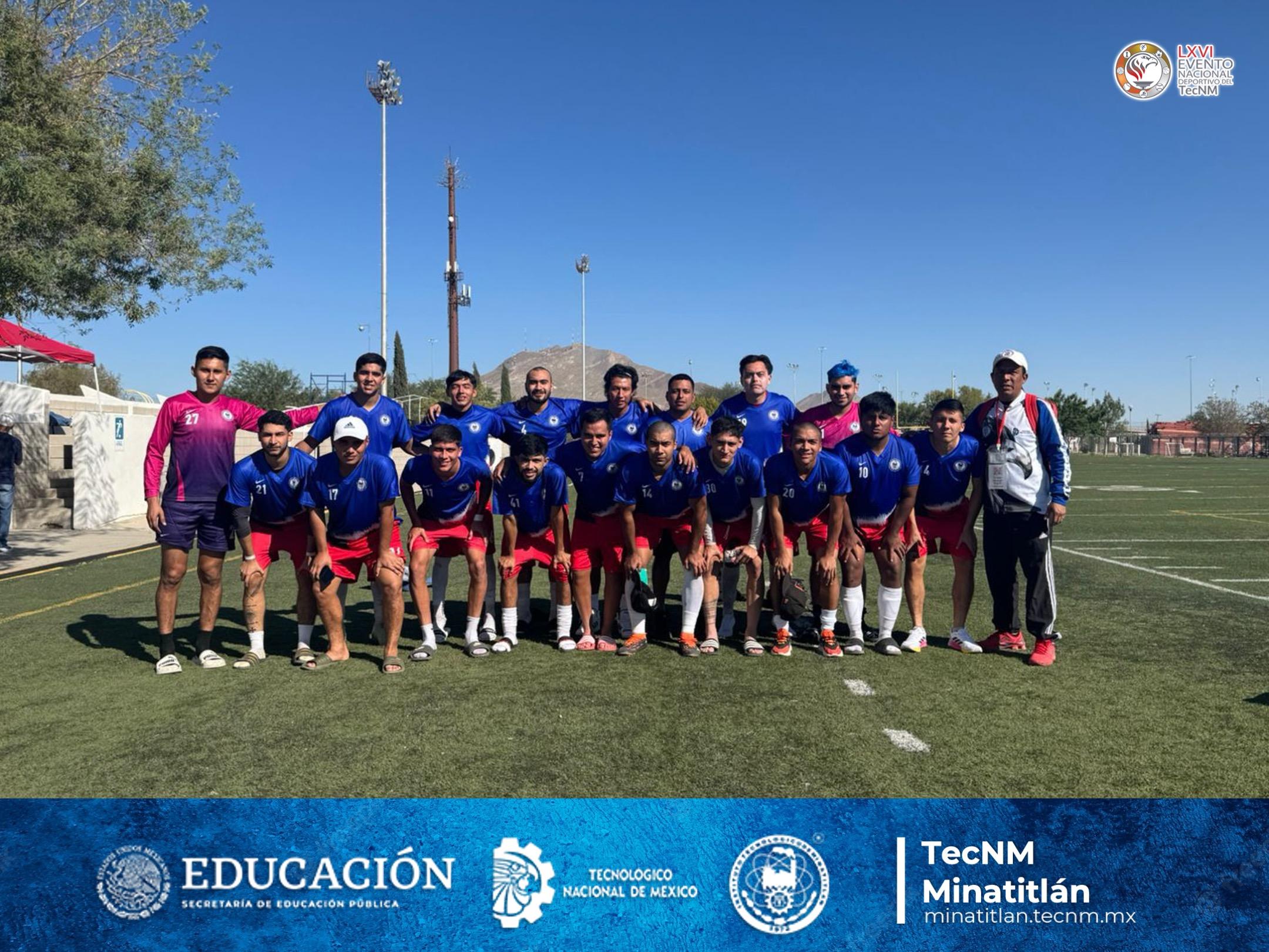 ¡FELICIDADES A NUESTRA SELECCIÓN DE FÚTBOL VARONIL DEL TECNOLÓGICO DE MINATITLÁN! 