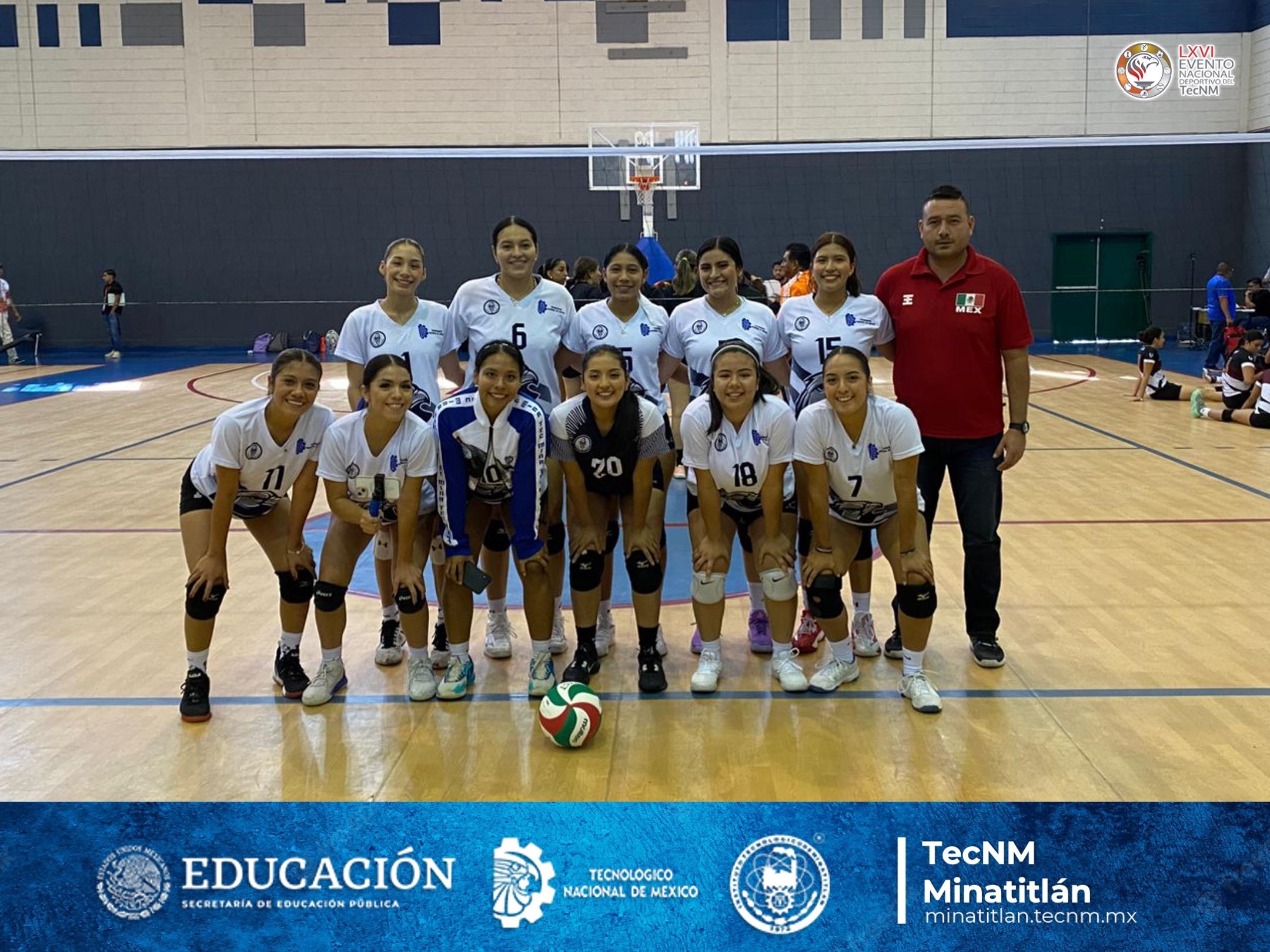 ¡FELICIDADES A NUESTRA SELECCIÓN DE VOLEIBOL FEMENIL DE SALA DEL TECNOLÓGICO DE MINATITLÁN! 