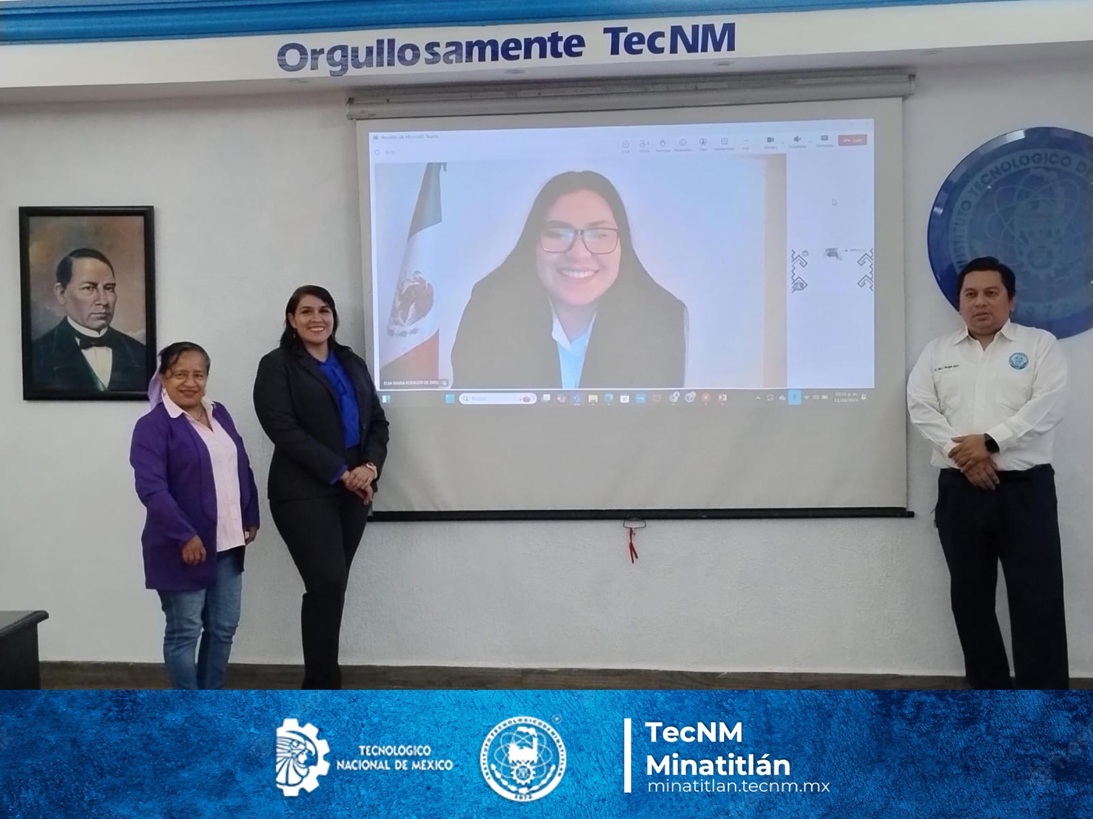 ESTUDIANTE DEL TECNOLÓGICO DE MINATITLÁN SE TITULA EN MODALIDAD A DISTANCIA DESDE NUEVA JERSEY, ESTADOS UNIDOS