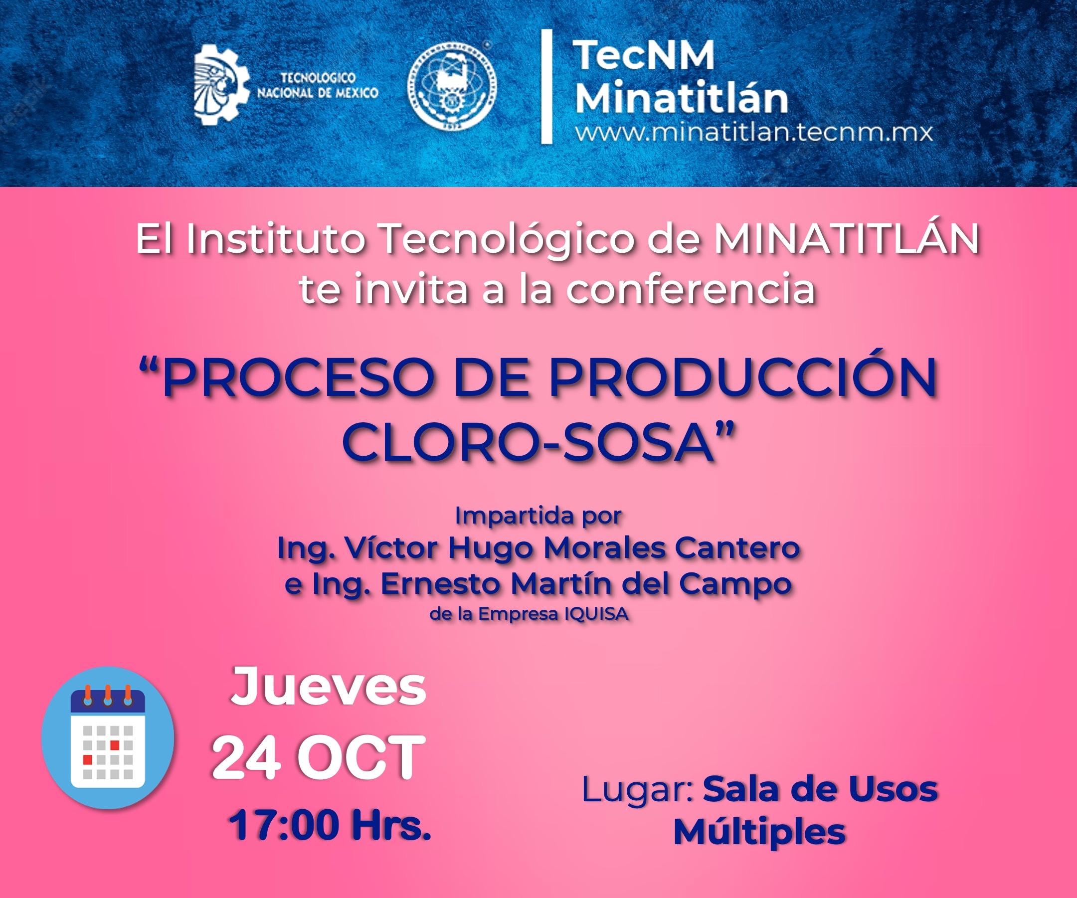 CONFERENCIA “PROCESO DE PRODUCCIÓN DE CLORO-SOSA”