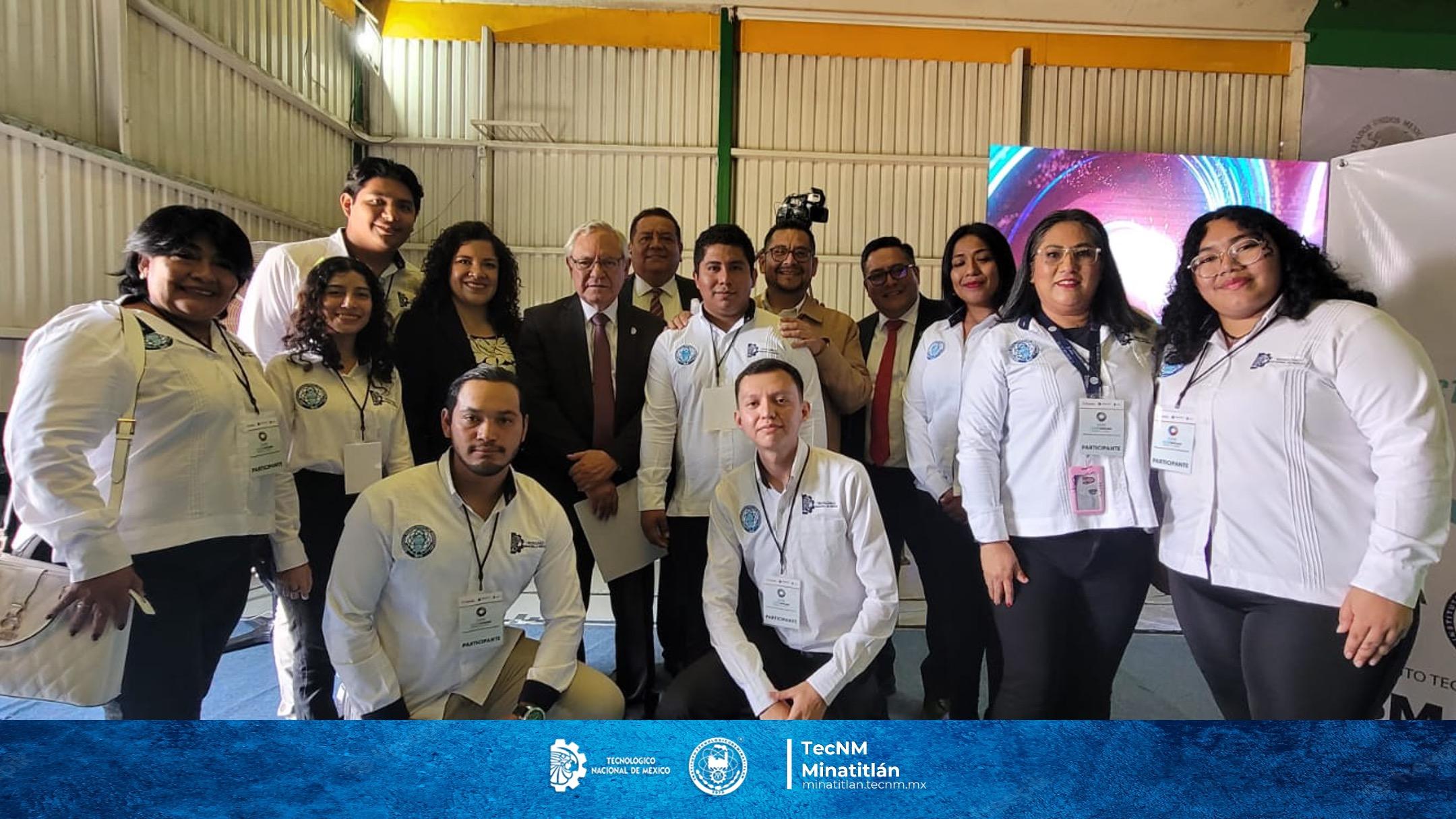 NUESTRA DELEGACIÓN DEL INSTITUTO TECNOLÓGICO DE MINATITLÁN DESTACA EN LA “EXPO ELECTROMOVILIDAD: RUMBO A OLINIA” EN LA CIUDAD DE MÉXICO