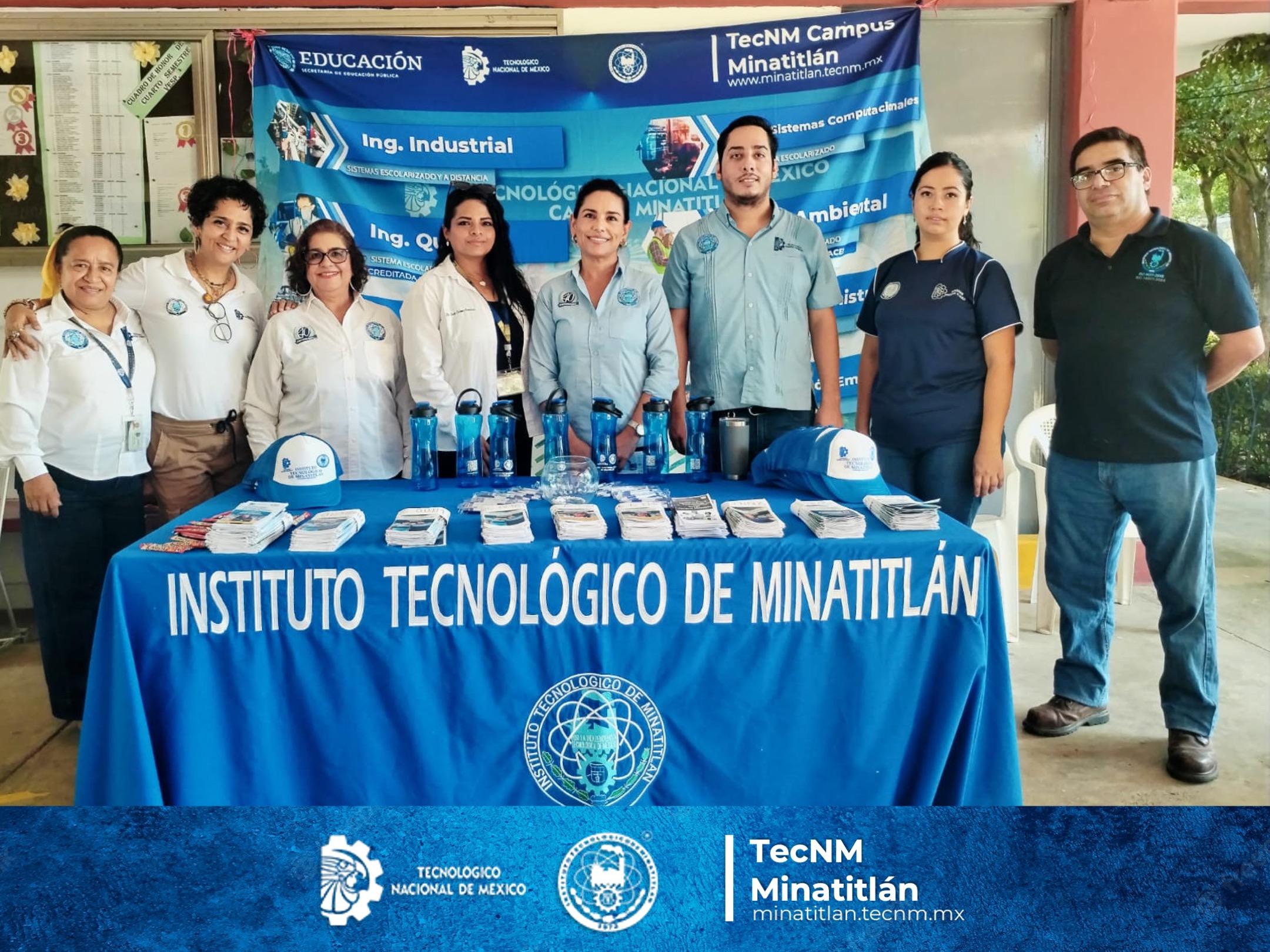 INSTITUTO TECNOLÓGICO DE MINATITLÁN PARTICIPA EN LA FERIA PROFESIOGRÁFICA DEL CBTIS 85 DE COATZACOALCOS