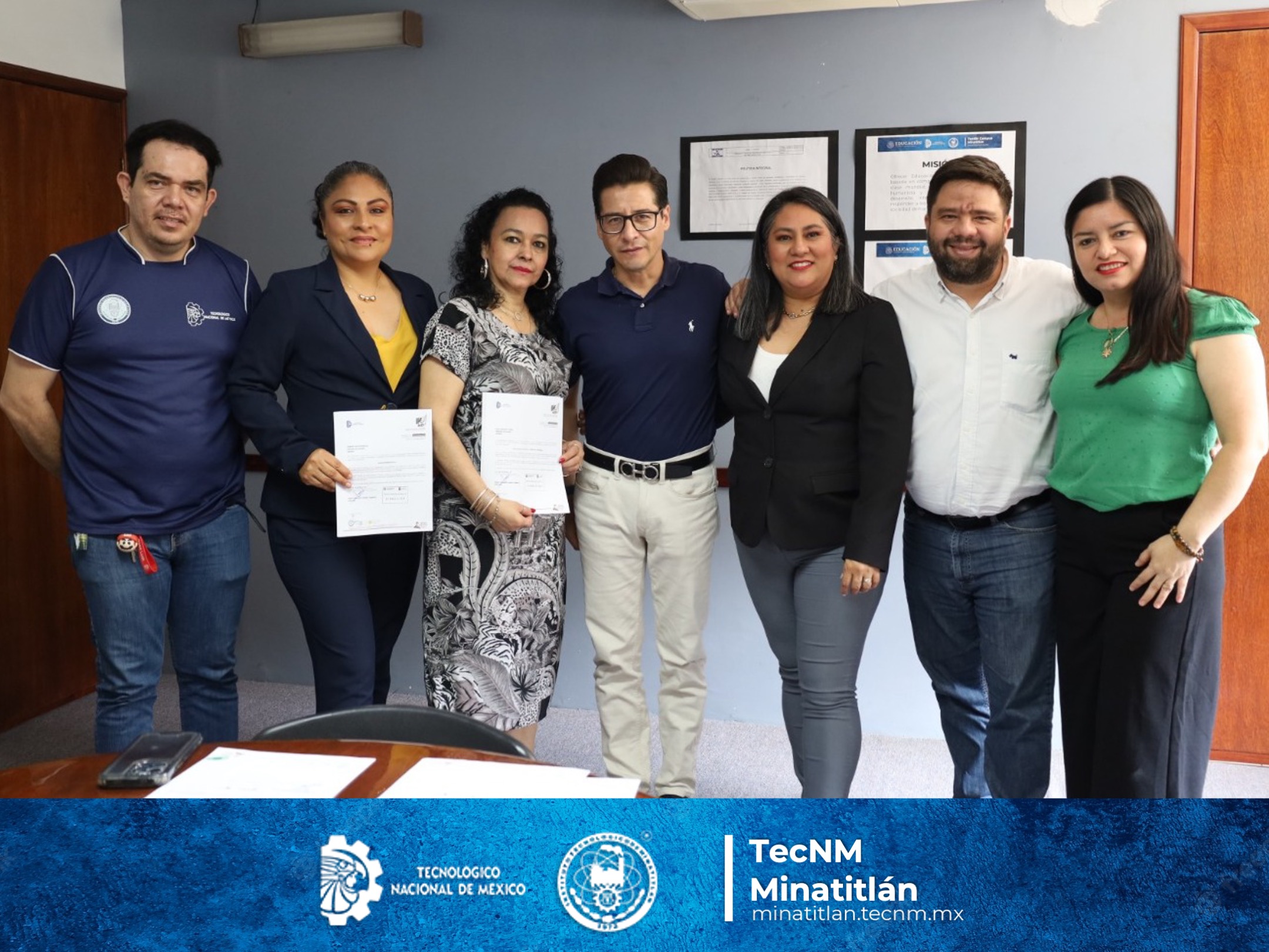 ENTREGA DE NOMBRAMIENTOS A PERSONAL EN EL INSTITUTO TECNOLÓGICO DE MINATITLÁN