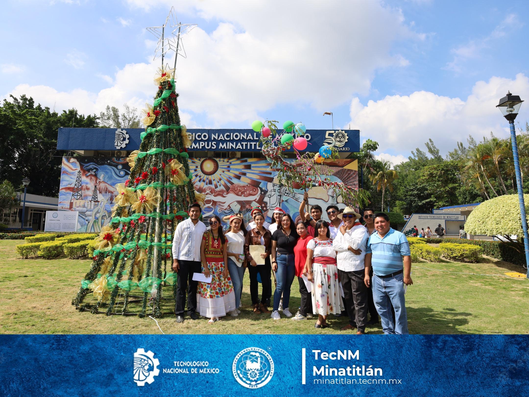 ESTUDIANTES DEL TECNOLÓGICO DE MINATITLÁN CELEBRAN LA TRADICIONAL RAMA CON ALEGRÍA Y TRADICIÓN