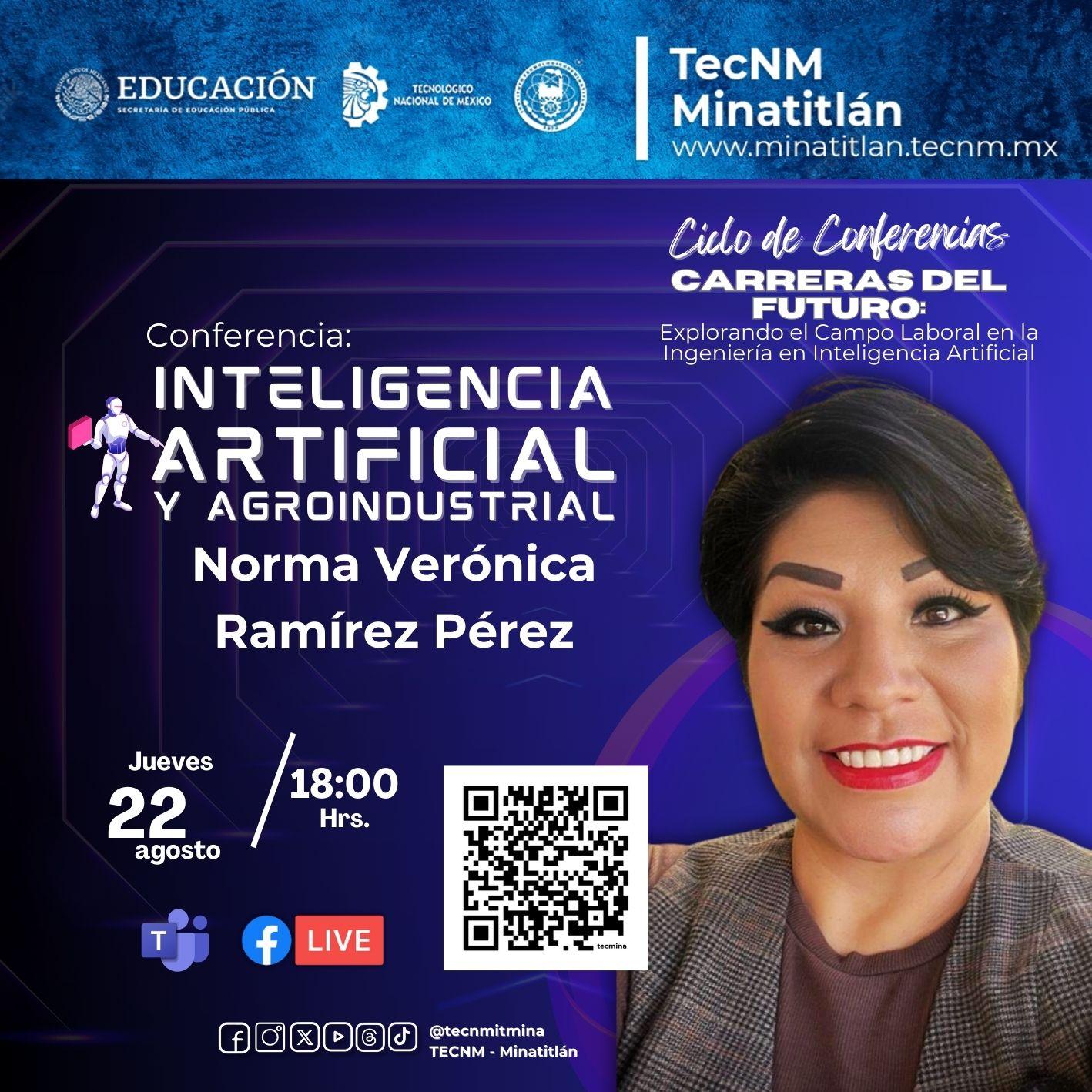 CICLO DE CONFERENCIAS “CARRERAS DEL FUTURO: EXPLORANDO EL CAMPO LABORAL EN LA INGENIERÍA EN INTELIGENCIA ARTIFICIAL”