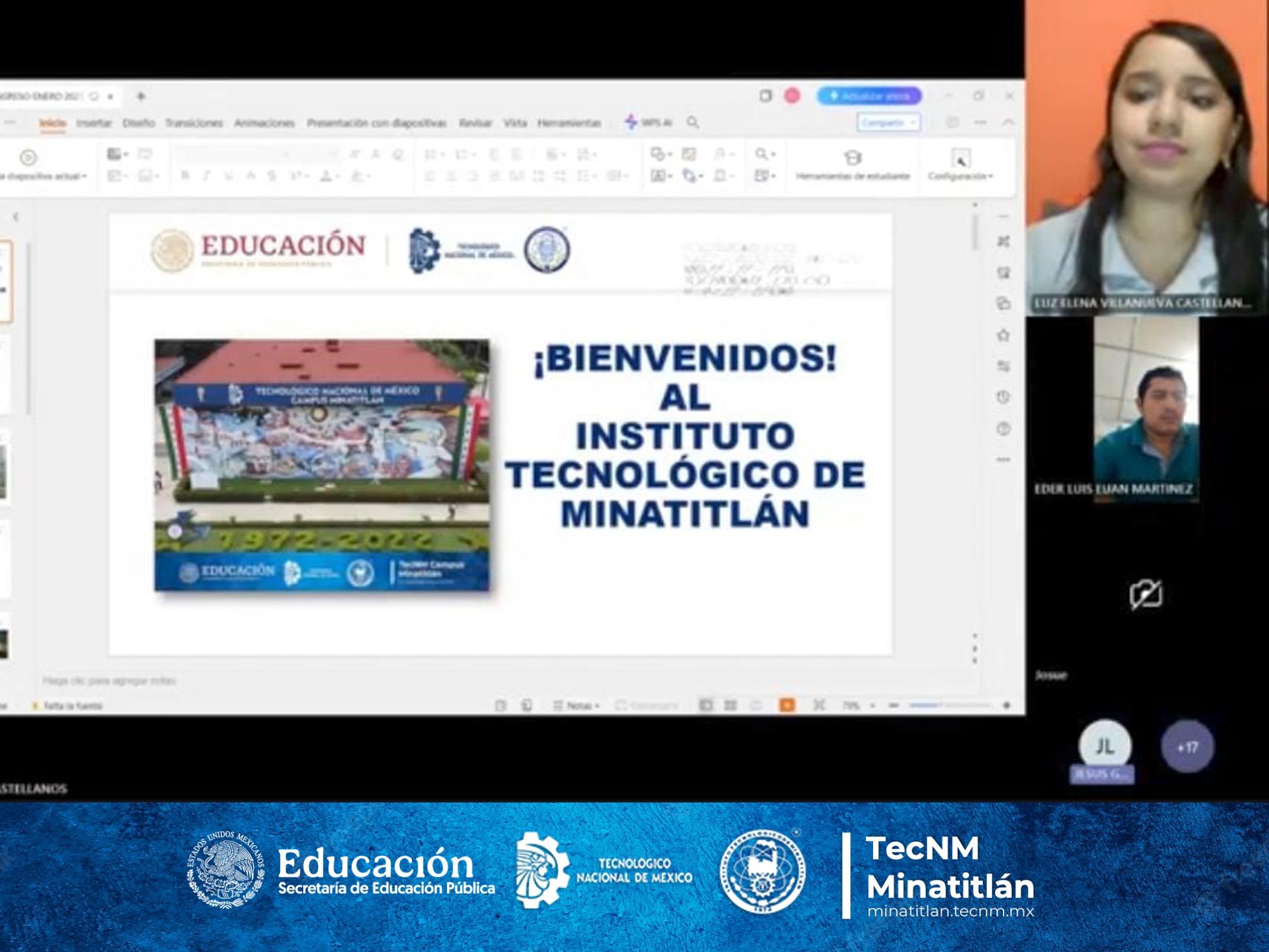 NUESTRA COORDINACIÓN DE EDUCACIÓN A DISTANCIA DEL TECNM MINATITLÁN INICIA CON ÉXITO EL CURSO DE INDUCCIÓN 2025 PARA LAS CARRERAS EN LA MODALIDAD EN LÍNEA Y MIXTA 