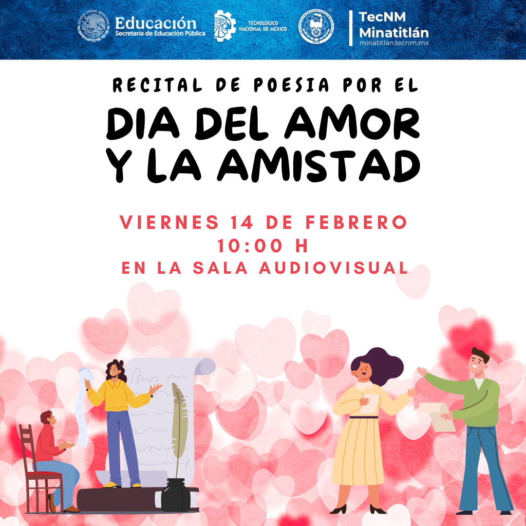 GRAN RECITAL DE POESÍA DE DÍA DEL AMOR Y LA AMISTAD