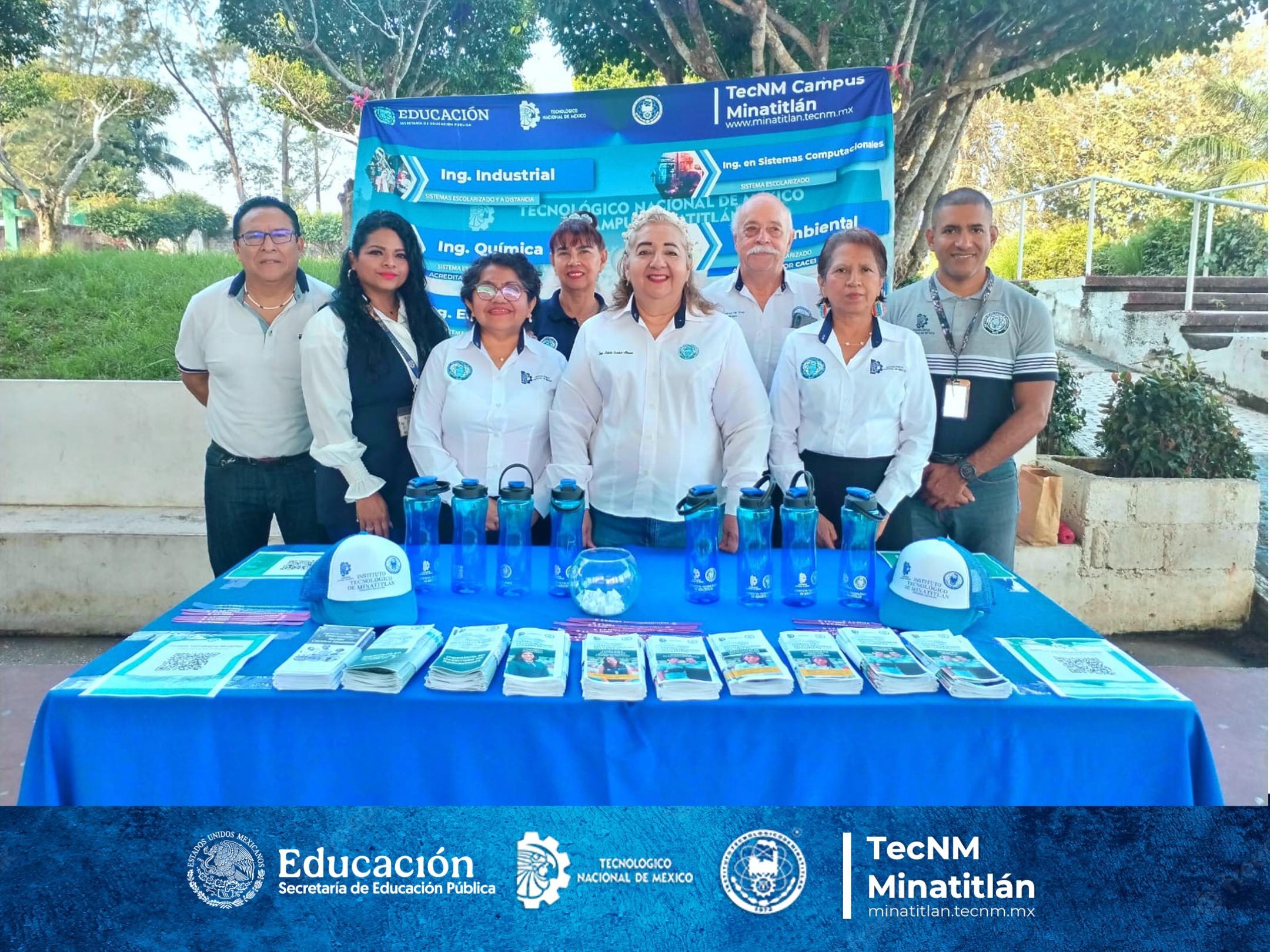 TECNOLÓGICO DE MINATITLÁN ENTUSIASMADOS POR RECIBIR A UNA NUEVA GENERACIÓN DE ESTUDIANTES PARTICIPA EN EXPO UNIVERSITARIA 2025