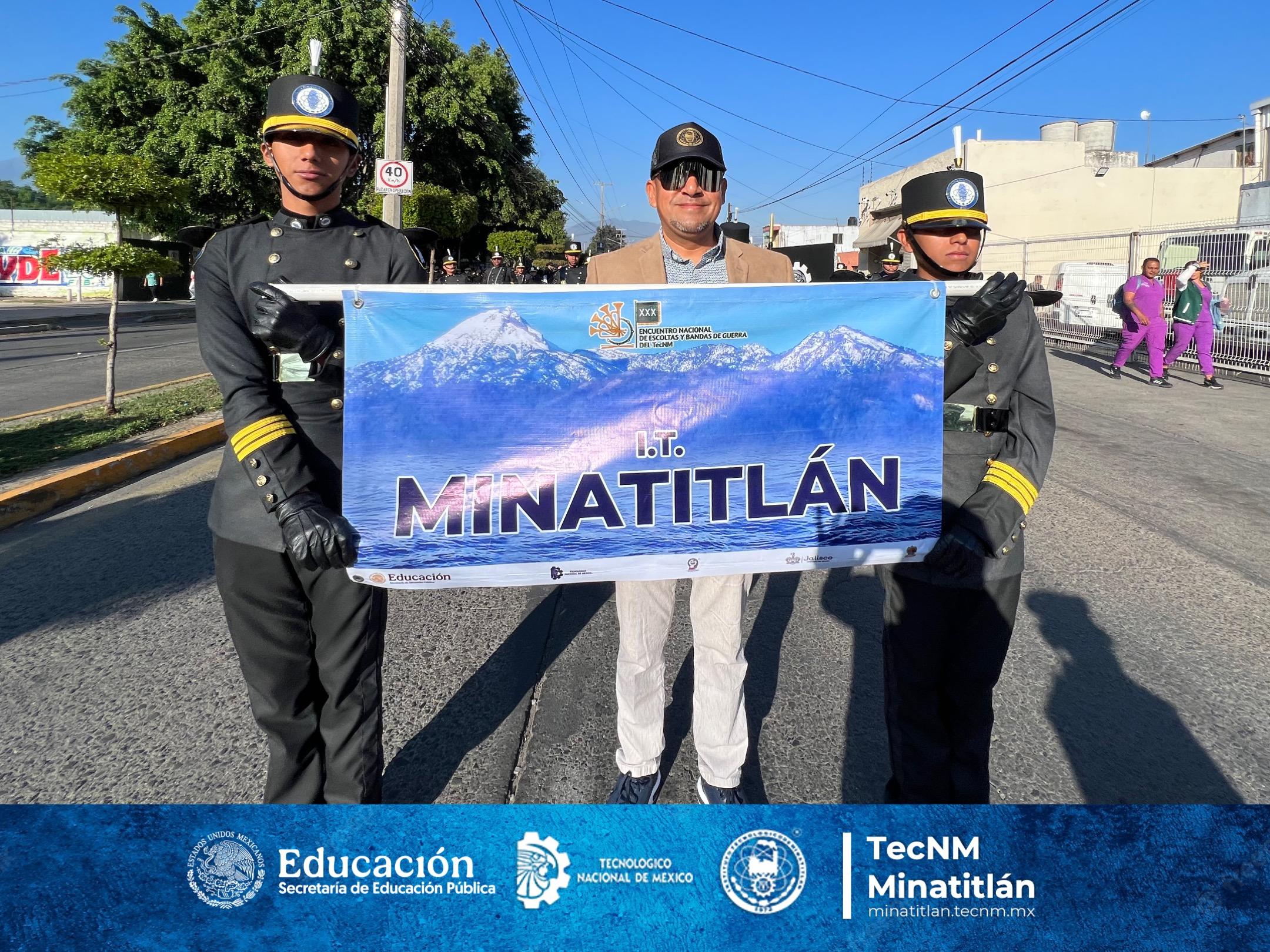 GRAN PARTICIPACIÓN DE LA ESCOLTA Y BANDA DE GUERRA DEL INSTITUTO TECNOLÓGICO DE MINATITLÁN EN EL XXX ENCUENTRO NACIONAL DEL TECNM