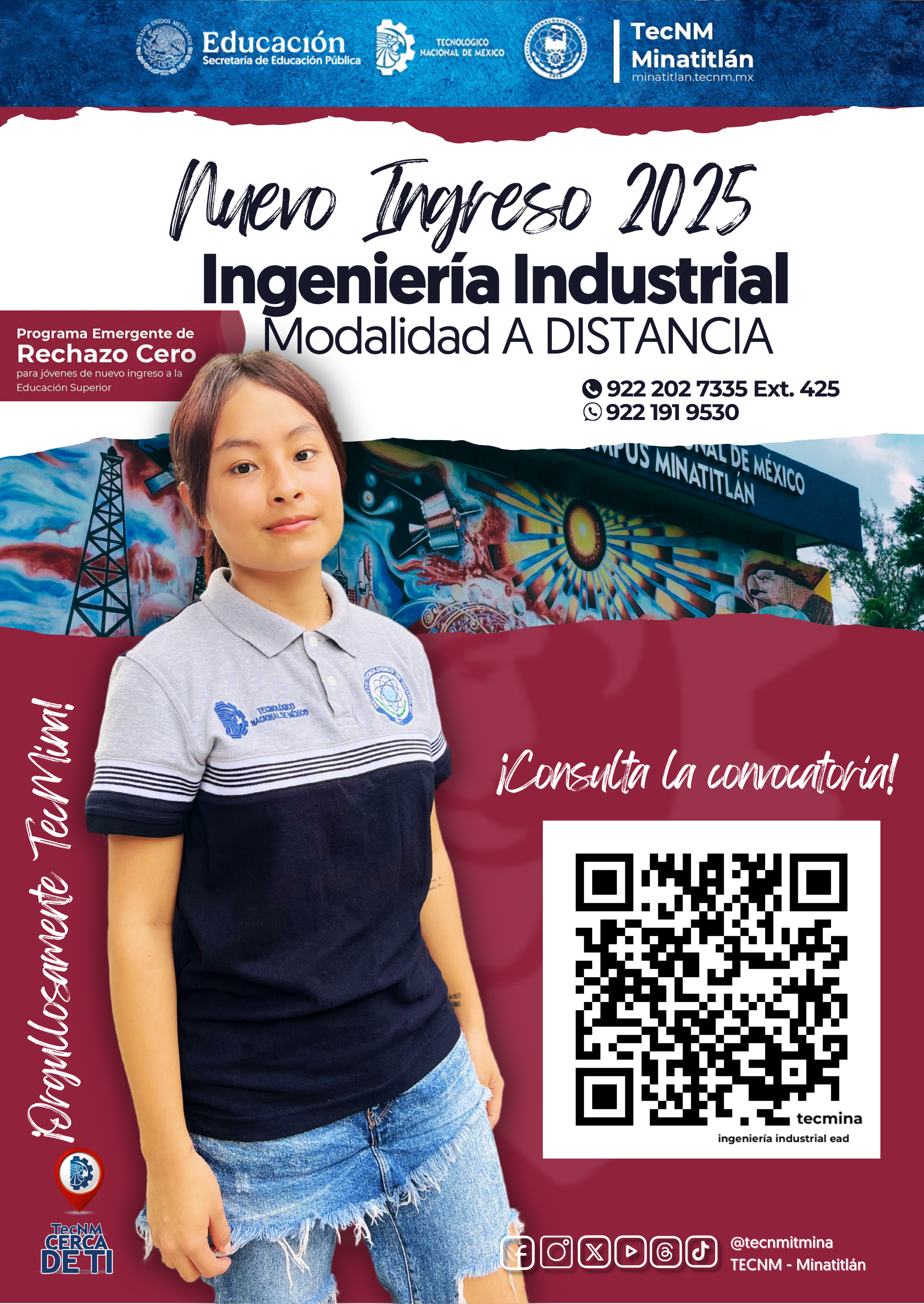 CONVOCATORIA INGENIERÍA INDUSTRIAL(MODALIDAD A DISTANCIA)