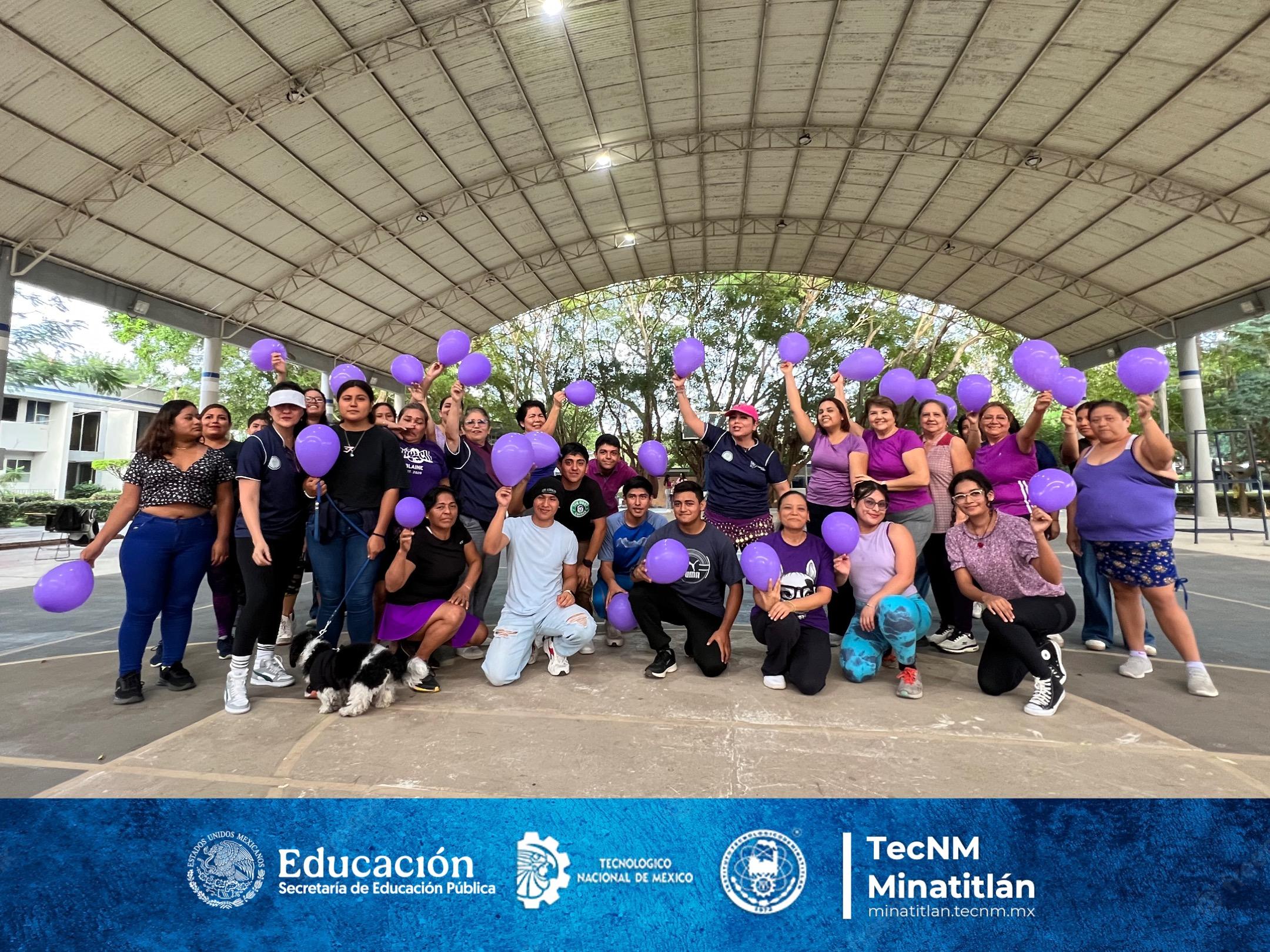 TECNOLÓGICO DE MINATITLÁN CONMEMORA EL DÍA INTERNACIONAL DE LA MUJER CON CLASE ESPECIAL DE BAILE TERAPIA