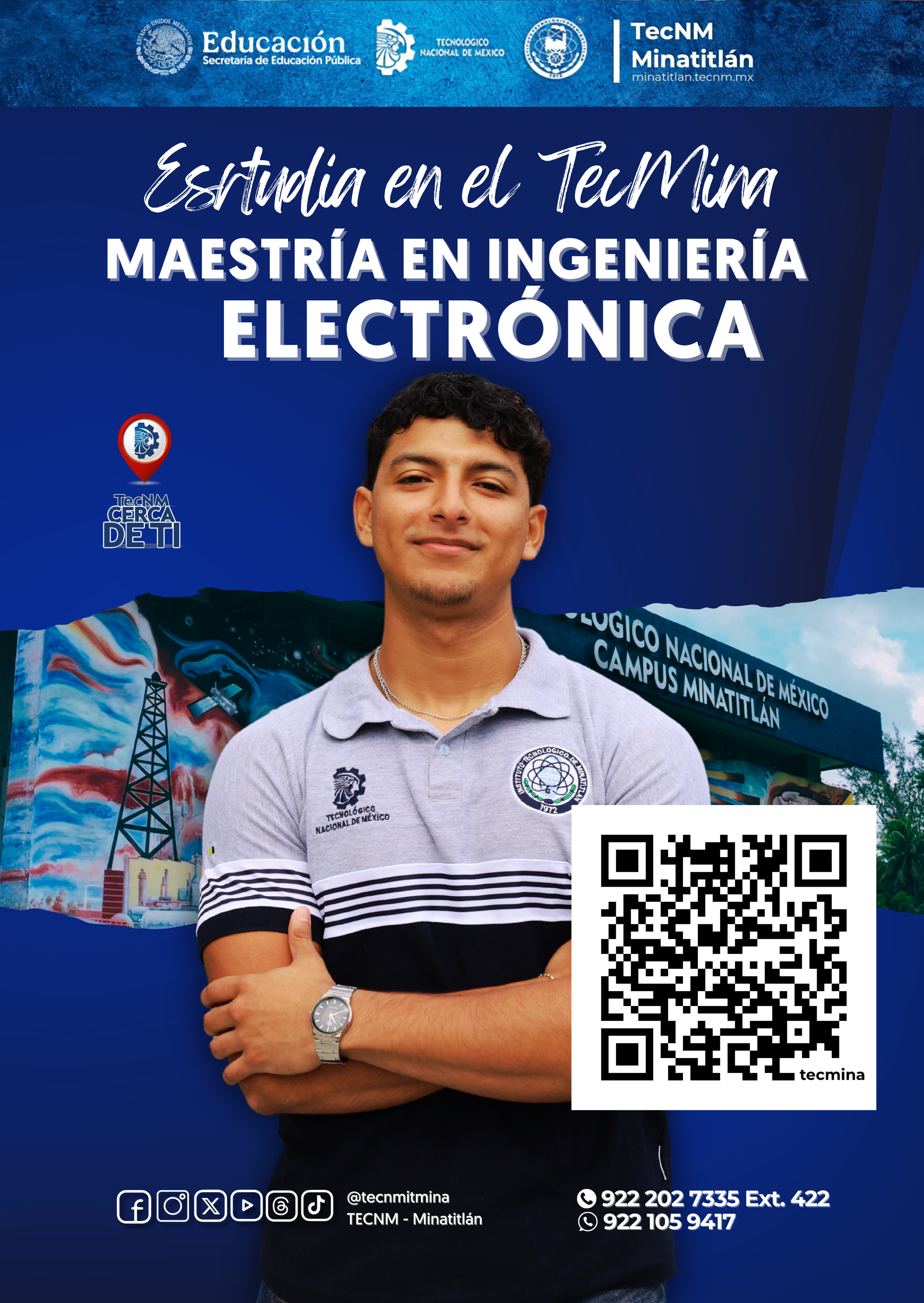 ¡ESTUDIA LA MAESTRÍA EN INGENIERÍA ELECTRÓNICA EN EL TECNOLÓGICO DE MINATITLÁN!