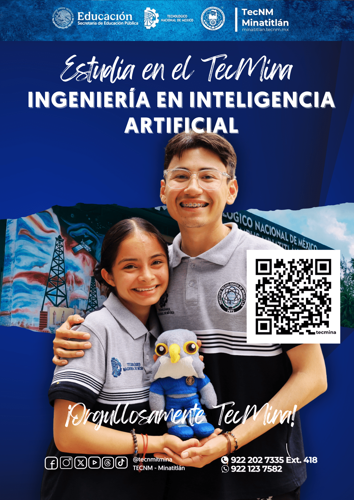 ¡ESTUDIA INGENIERÍA EN INTELIGENCIA ARTIFICIAL EN EL INSTITUTO TECNOLÓGICO DE MINATITLÁN Y EMPIEZA A CONSTRUIR TU FUTURO! 