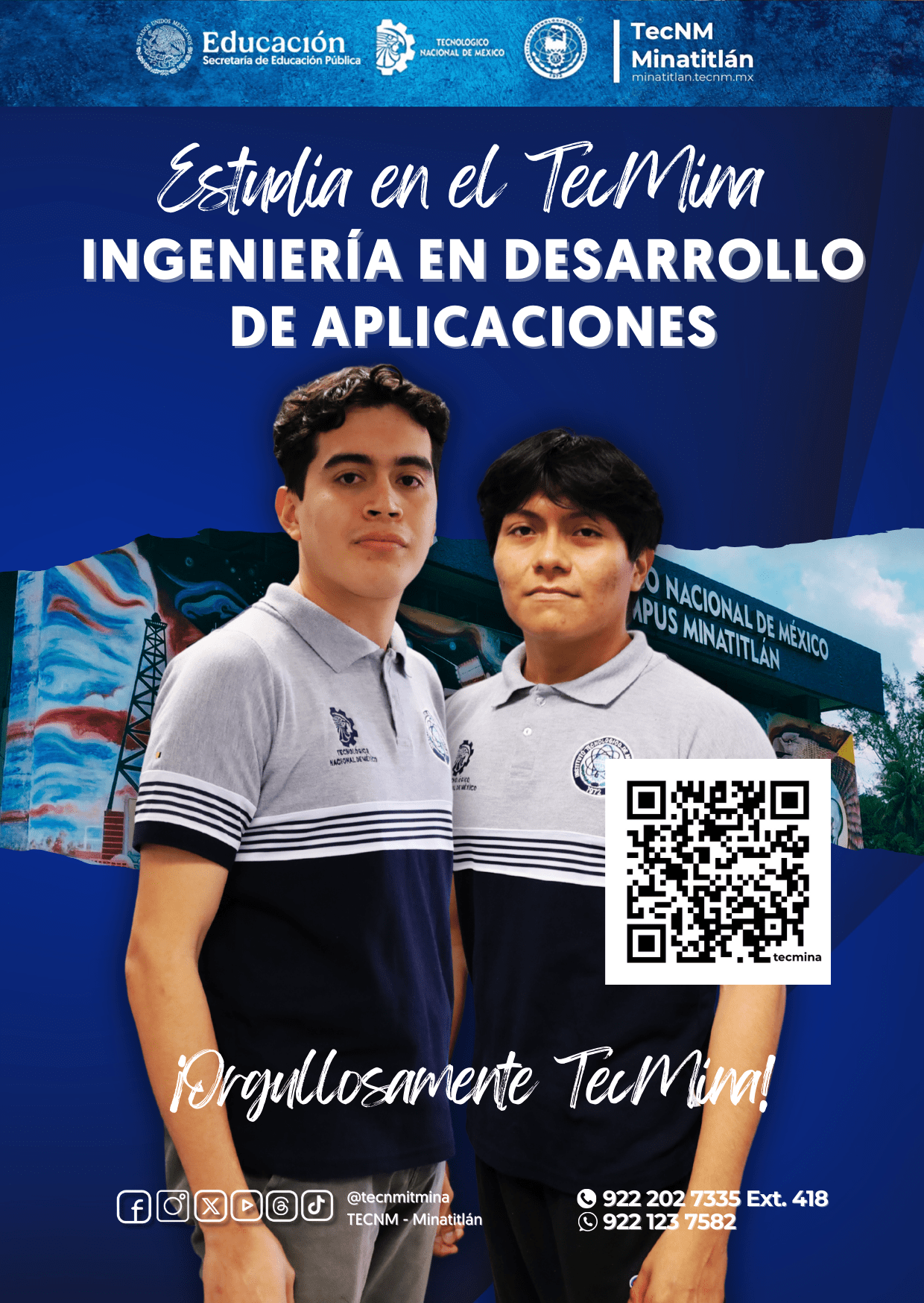 ¡ESTUDIA INGENIERÍA EN DESARROLLO DE APLICACIONES EN EL INSTITUTO TECNOLÓGICO DE MINATITLÁN Y EMPIEZA A CONSTRUIR TU FUTURO! 