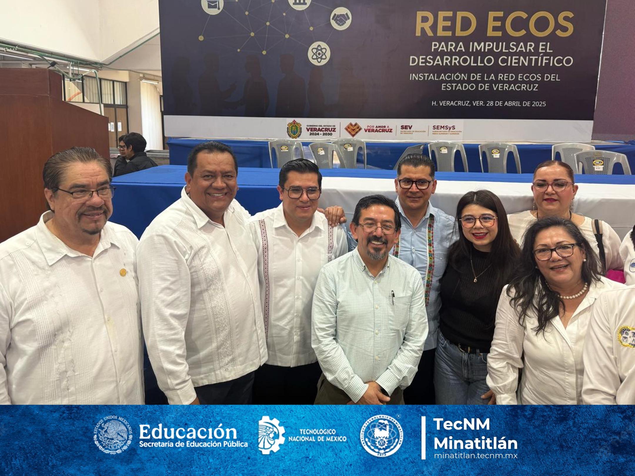 TECNOLÓGICO DE MINATITLÁN PARTICIPA EN LA INSTALACIÓN DE LA RED ECOS NACIONAL EN VERACRUZ
