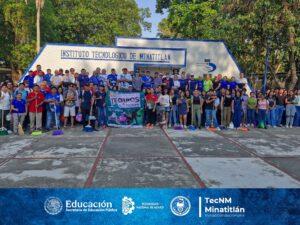 TECNOLÓGICO DE MINATITLÁN ARRANCA CON ÉXITO TEQUIO POR LA PAZ Y CONTRA LAS ADICCIONES