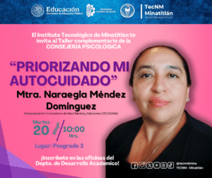 ASISTE AL TALLER COMPLEMENTARIO “PRIORIZANDO MI AUTOCUIDADO