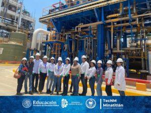 ESTUDIANTES DEL TECNOLÓGICO DE MINATITLÁN VISITAN LA EMPRESA “INDUSTRIA QUÍMICA DEL ISTMO” COMO PARTE DE SU FORMACIÓN PROFESIONAL