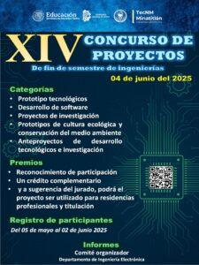 XIV CONCURSO DE PROYECTOS DE FIN DE SEMESTRE DE INGENIERÍAS