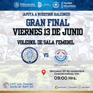 EPND 2025: HORARIO GRAN FINAL VOLEIBOL DE SALA FEMENIL