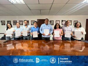 FIRMA EL TECNOLÓGICO DE MINATITLÁN CONVENIOS DE COLABORACIÓN CON EMPRESAS LIDERADAS POR EGRESADOS DE LA INSTITUCIÓN