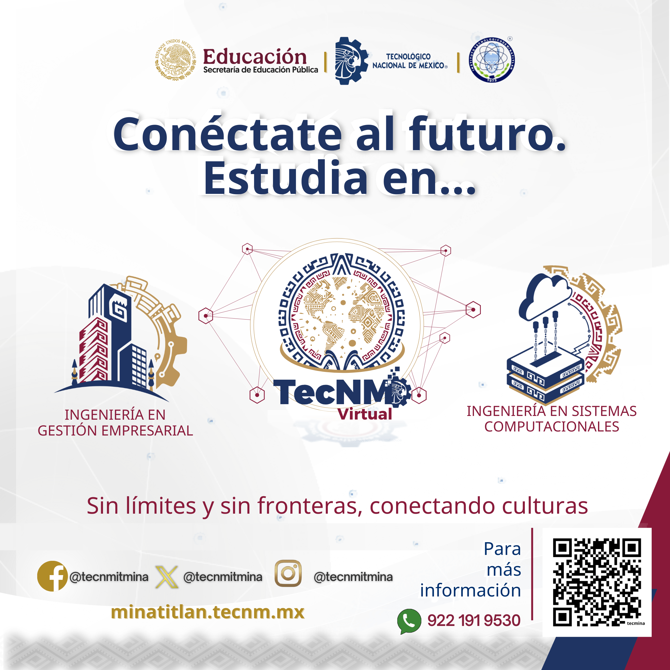 CONVOCATORIA TECMINA VIRTUAL: INGENIERÍA EN GESTIÓN EMPRESARIAL E INGENIERÍA EN SISTEMAS COMPUTACIONALES