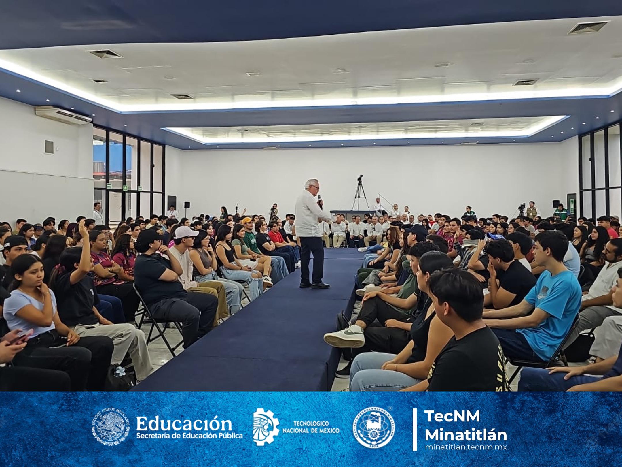 NUESTRO DIRECTOR DEL TECNOLÓGICO DE MINATITLÁN PARTICIPA EN IMPORTANTE JORNADA ACADÉMICA DE ARRANQUE DEL SEMESTRE AGOSTO – DICIEMBRE 2025 ENCABEZADA POR NUESTRO DIRECTOR GENERAL DEL TECNM, EL PROFESOR RAMÓN JIMÉNEZ LÓPEZ