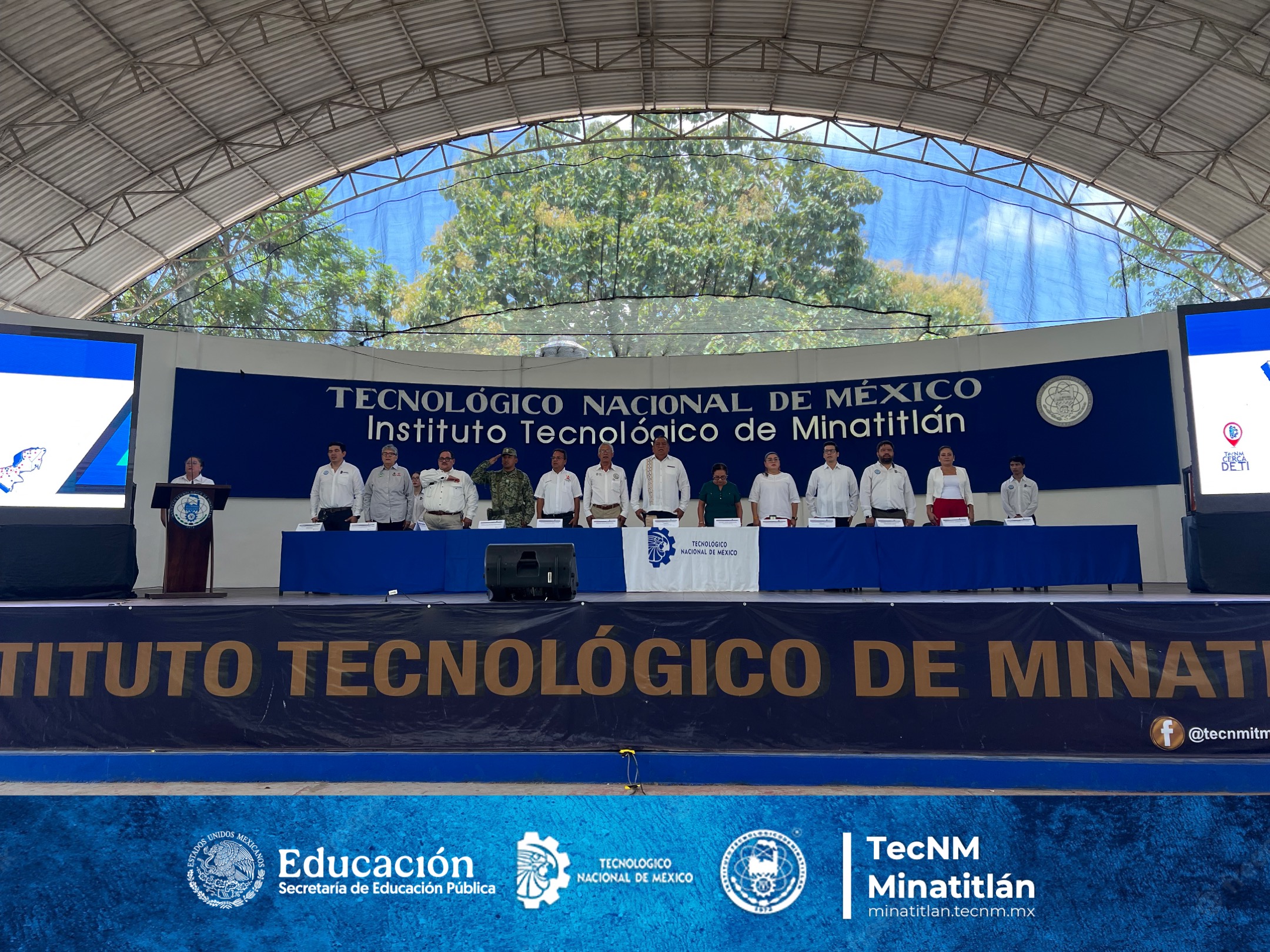 MAESTRO SERGIO FERNANDO GARIBAY ARMENTA, DIRECTOR DEL TECNOLÓGICO DE MINATITLÁN PRESIDE MAJESTUOSA CEREMONIA DE INICIO DE CURSOS AGOSTO – DICIEMBRE 2025