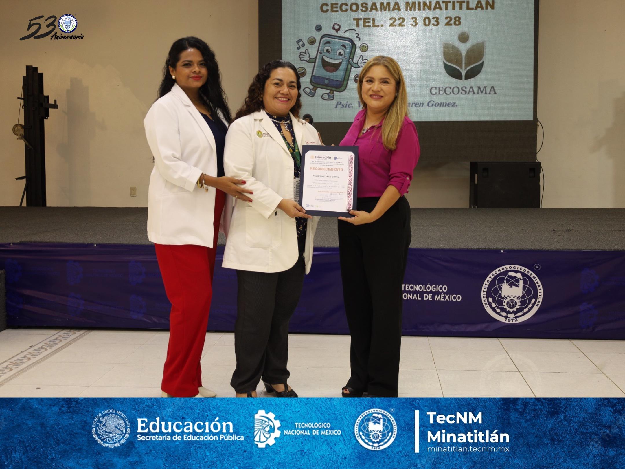 INSTITUTO TECNOLÓGICO DE MINATITLÁN IMPARTIMOS CONFERENCIAS SOBRE BIENESTAR EMOCIONAL PARA EL DESARROLLO PERSONAL DE NUESTROS ESTUDIANTES