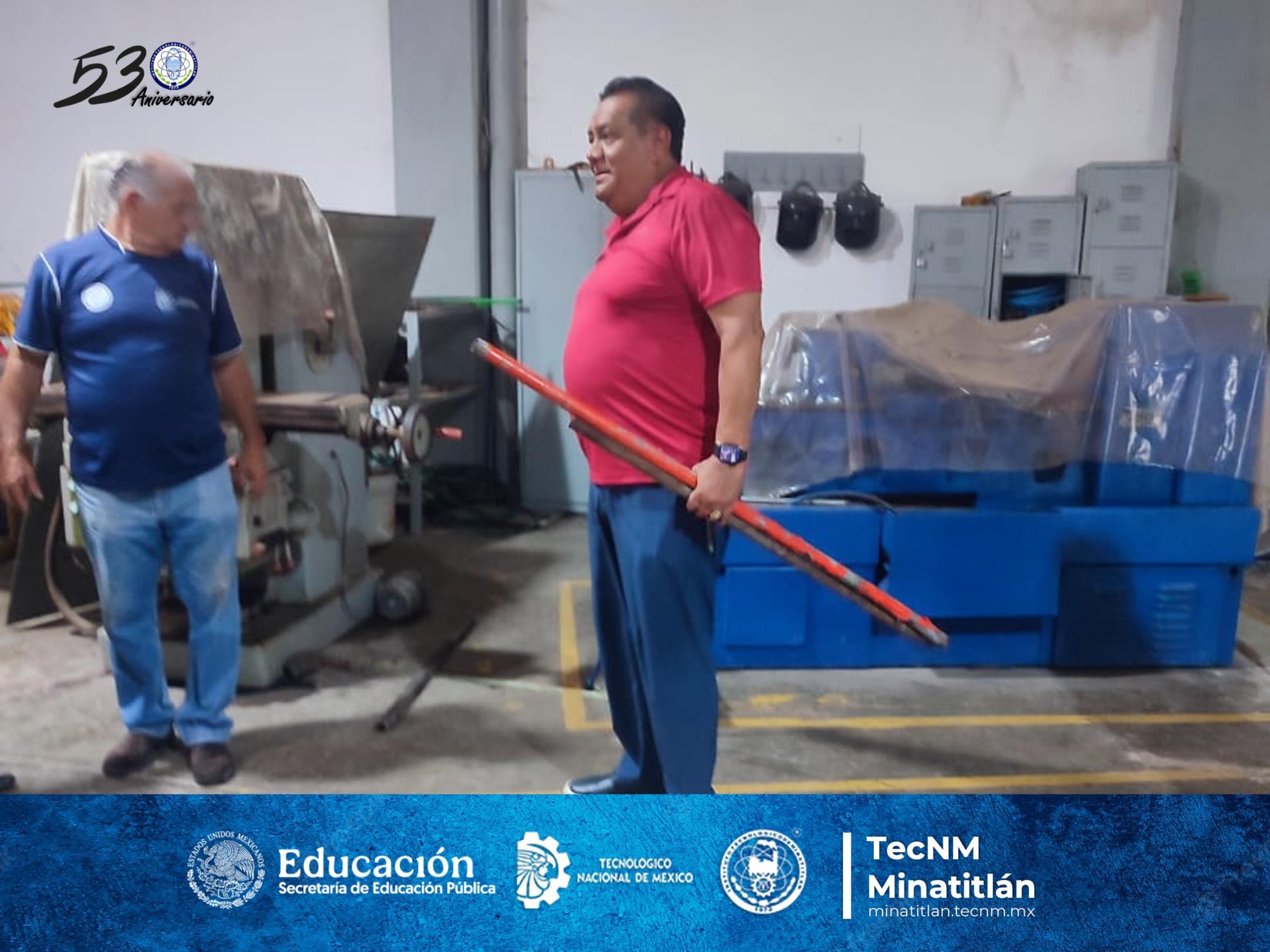 INSTALACIÓN DE NUEVAS MÁQUINAS FORTALECERÁ LA FORMACIÓN PRÁCTICA DE ESTUDIANTES EN EL TECMINA