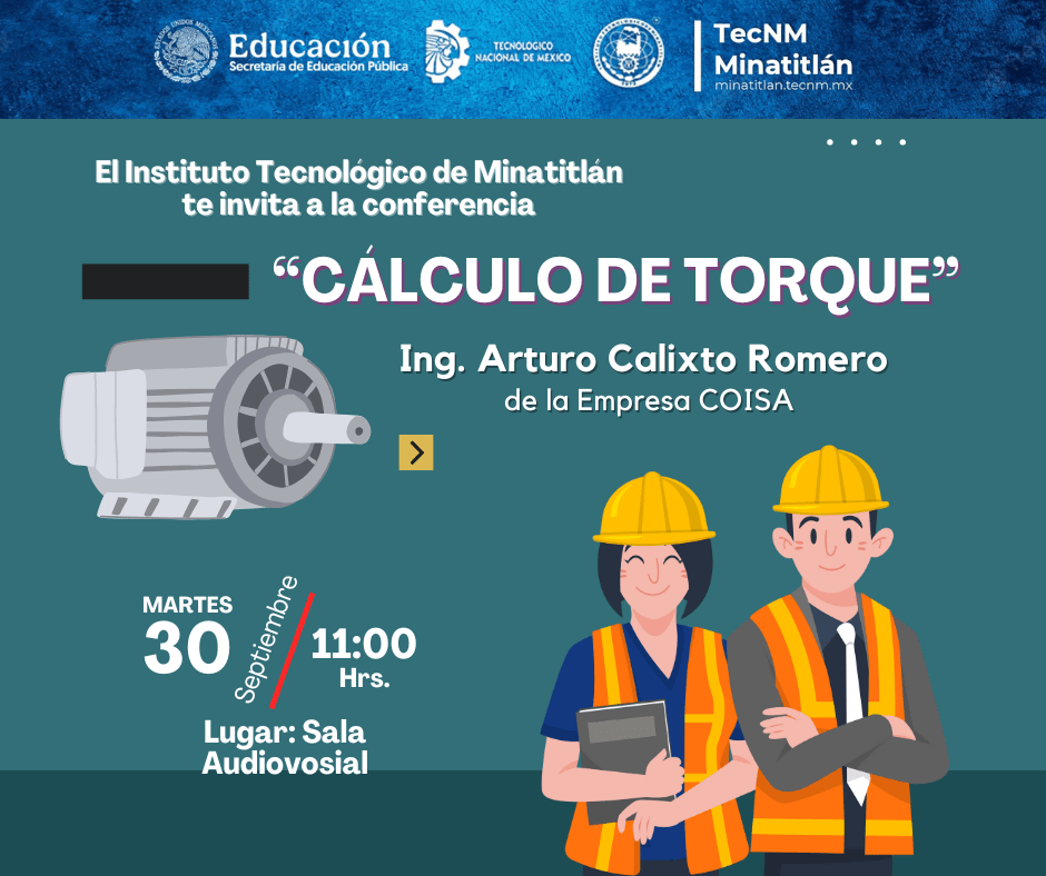 ASISTE A LA CONFERENCIA “CÁLCULO DE TORQUE”