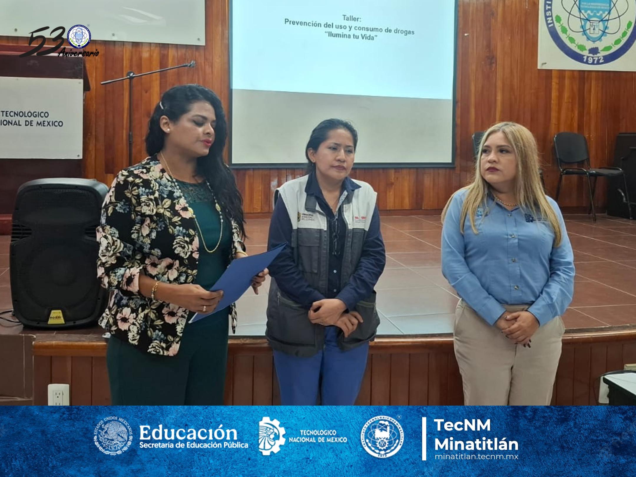 INSTITUTO TECNOLÓGICO DE MINATITLÁN IMPULSA LA PREVENCIÓN Y EL BIENESTAR ESTUDIANTIL CON EL TALLER “ILUMINA TU VIDA”