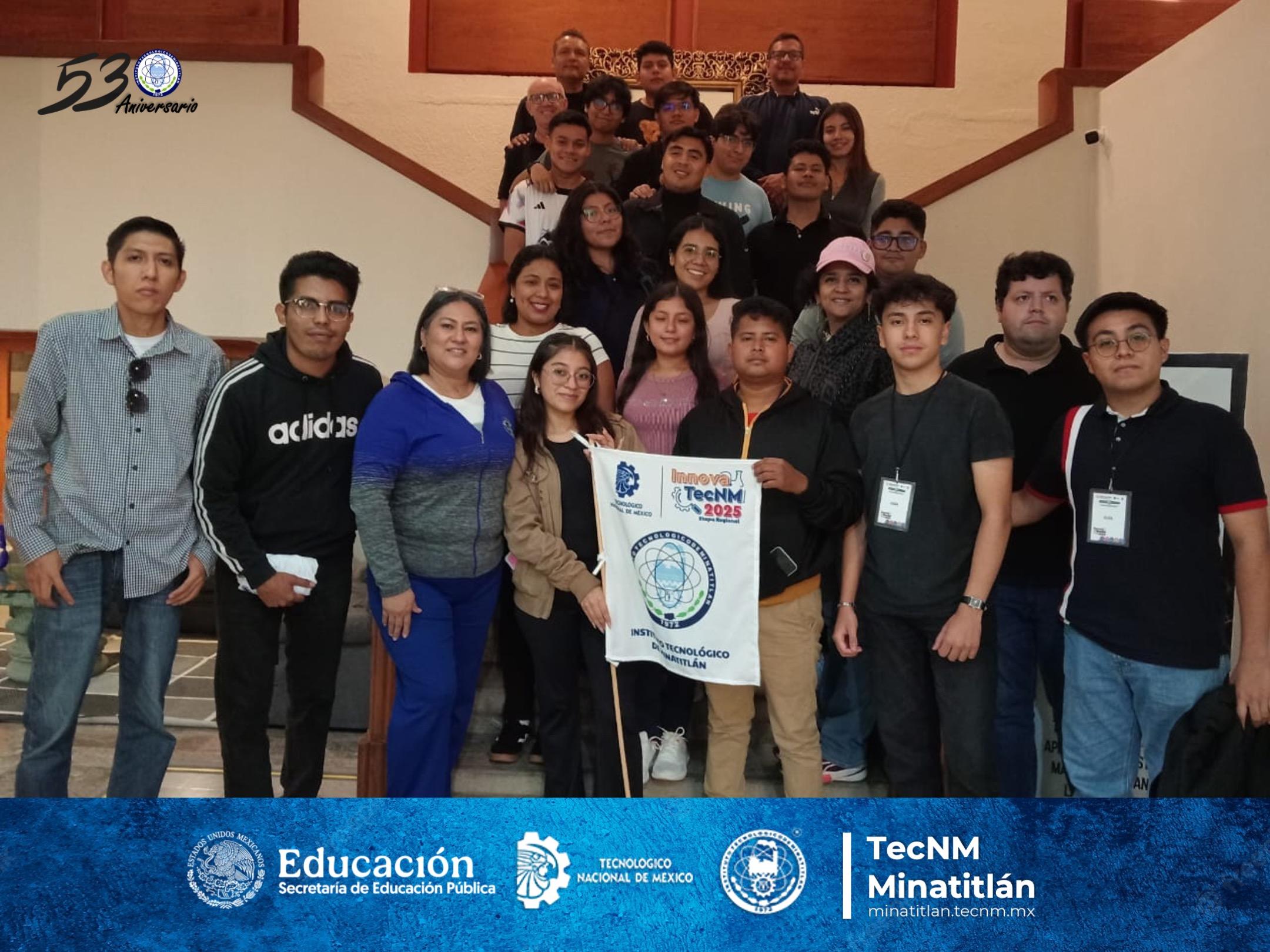 DELEGACIÓN DEL TECNM MINATITLÁN LLEGA A COMITÁN LISTA PARA ARRANCAR SU PARTICIPACIÓN EN EL INNOVATECNM 2025