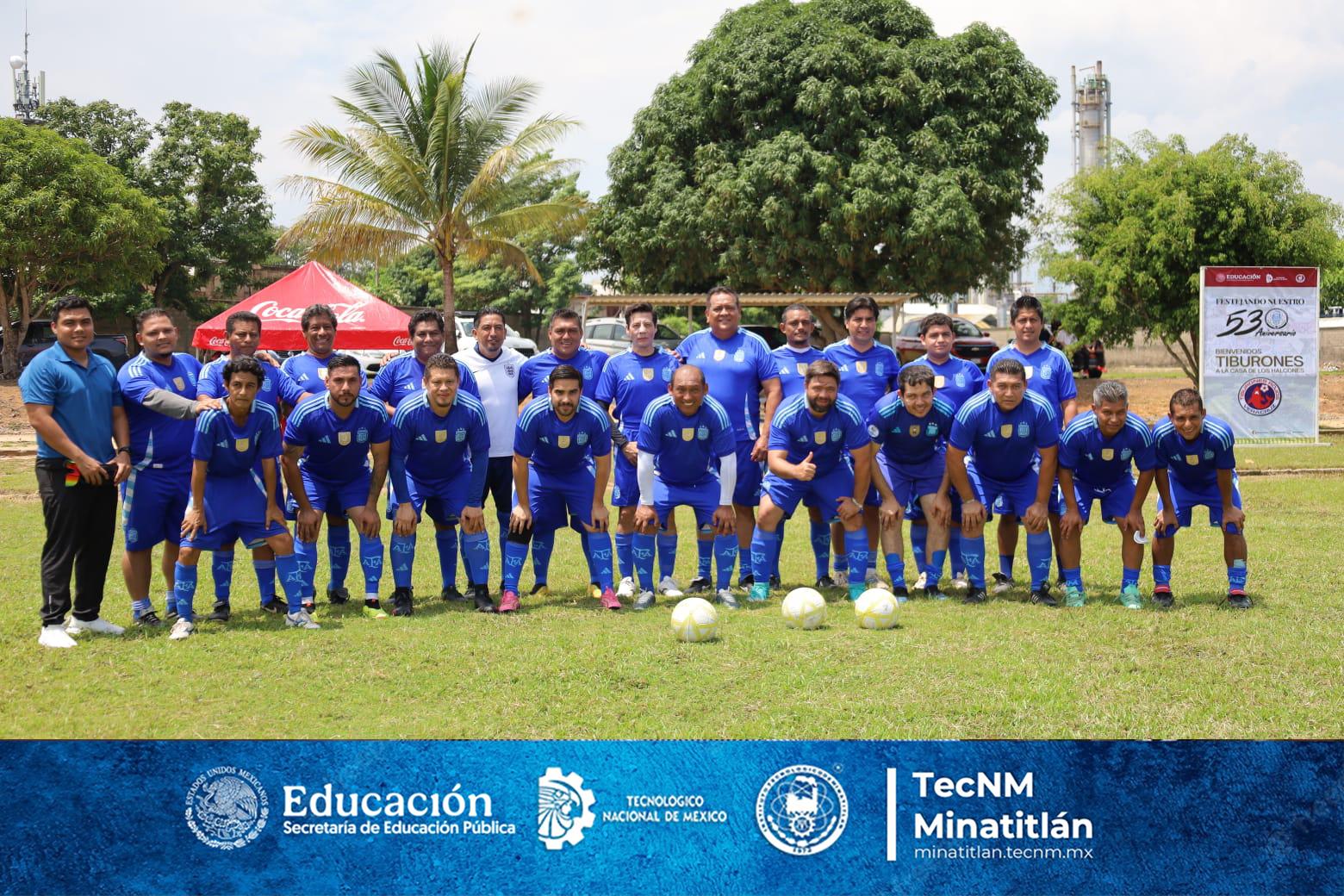PASIÓN, HISTORIA Y COMUNIDAD: FÚTBOL CONMEMORATIVO DEL 53 ANIVERSARIO DEL TECNOLÓGICO DE MINATITLÁN