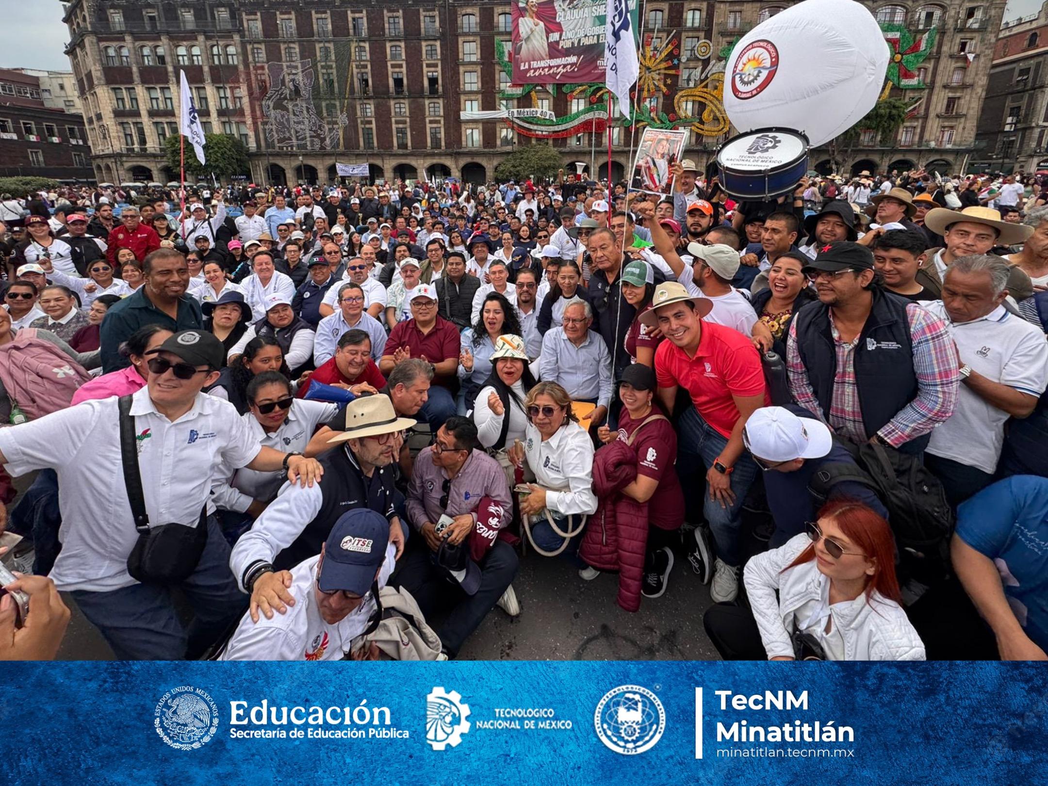EL TECNOLÓGICO DE MINATITLÁN, PRESENTE EN EL PRIMER INFORME DE GOBIERNO DE LA PRESIDENTA CLAUDIA SHEINBAUM PARDO