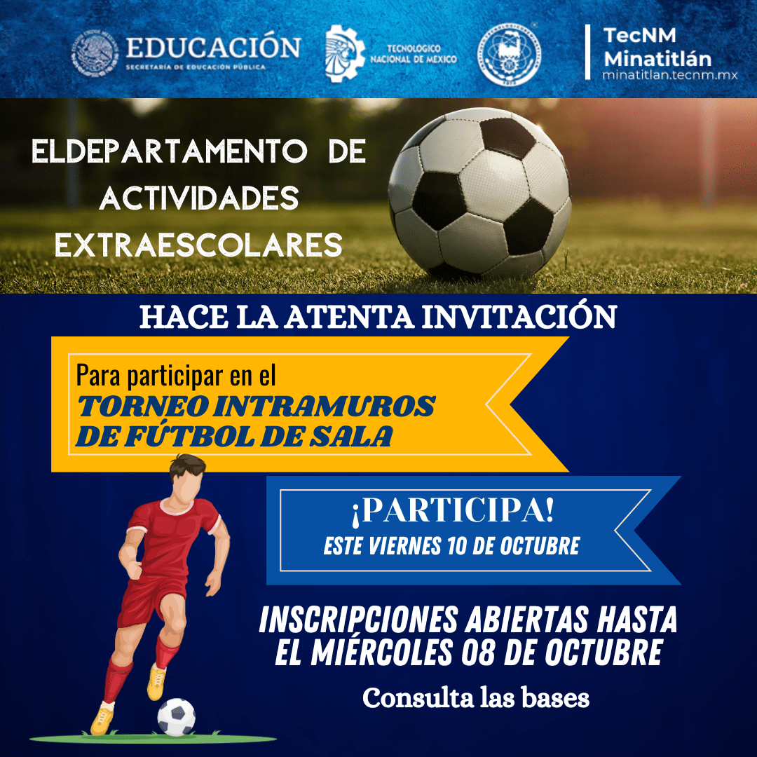 CONVOCATORIA: TORNEO INTRAMUROS DE FÚTBOL DE SALA