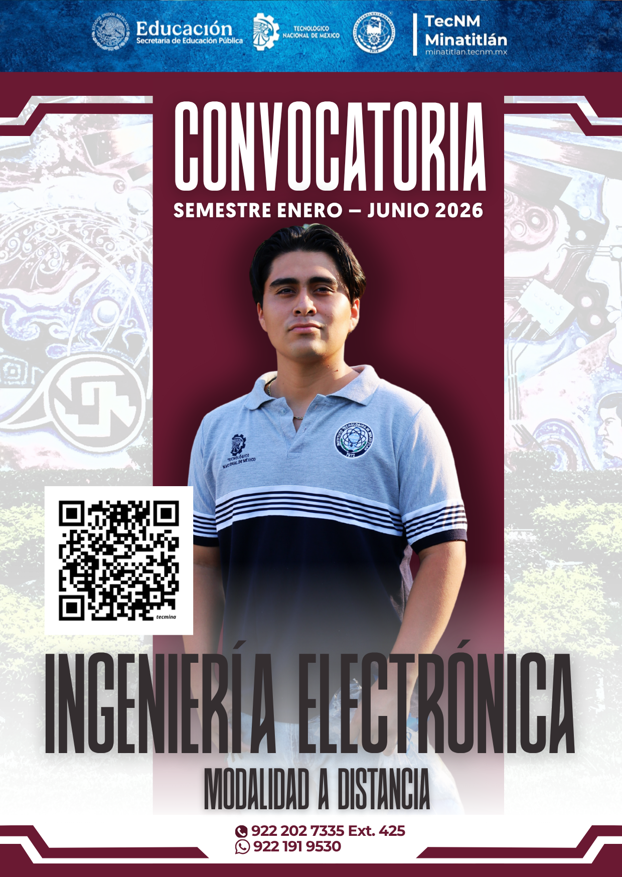 CONVOCATORIA: INGENIERÍA INDUSTRIAL ELECTRÓNICA A DISTANCIA (PERIODO ENERO – JUNIO 2026)