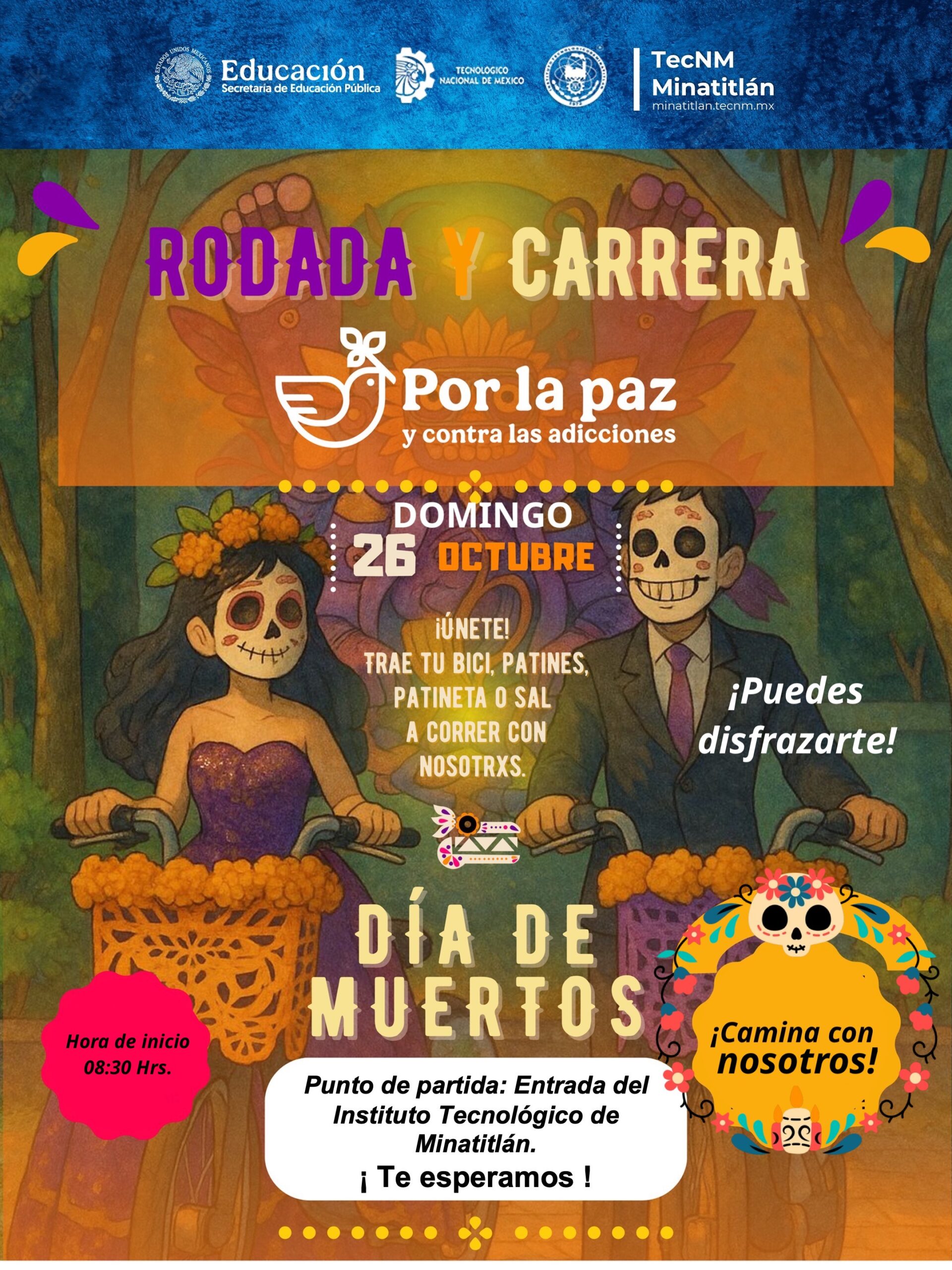 CAMINATA, RODADA Y CARRERA POR LA PAZ