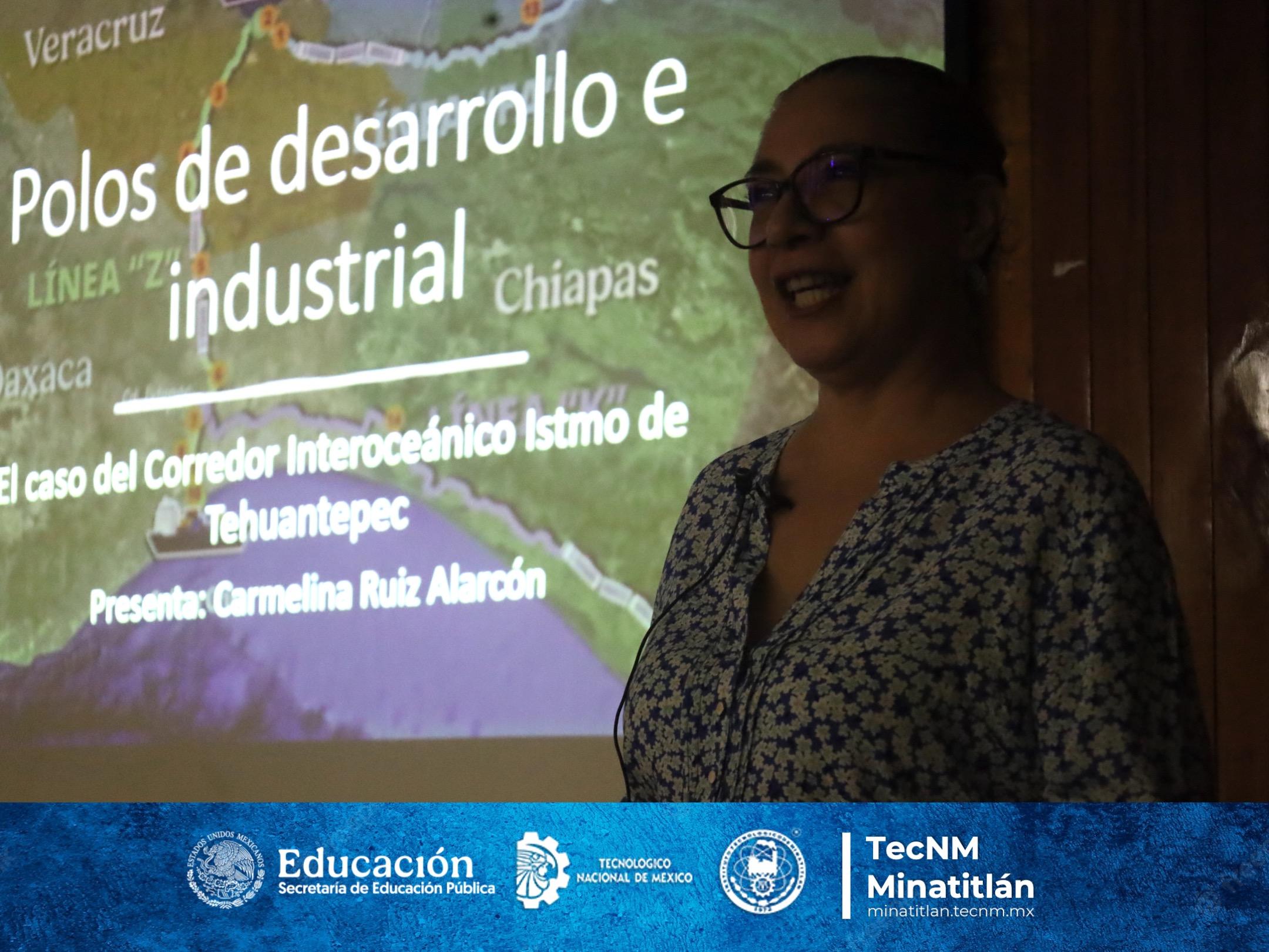 TECNOLÓGICO DE MINATITLÁN IMPULSA EL CONOCIMIENTO REGIONAL CON LA CONFERENCIA “POLOS DE DESARROLLO E INDUSTRIA. EL CASO DEL CORREDOR INTEROCEÁNICO ISTMO DE TEHUANTEPEC” COMO PARTE DE LA JORNADA ACADÉMICA DE INGENIERÍA ELECTRÓNICA
