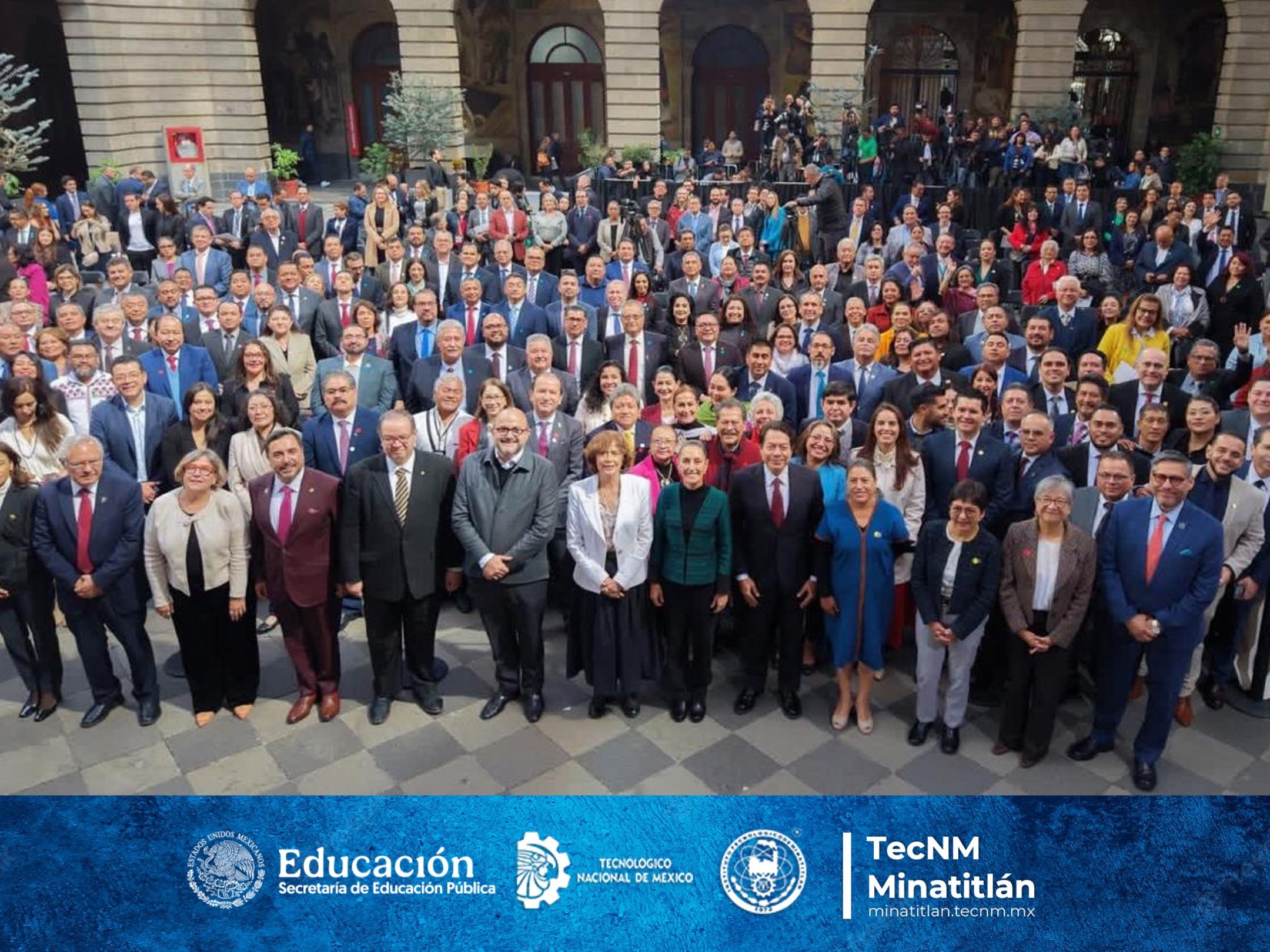 EL INSTITUTO TECNOLÓGICO DE MINATITLÁN PARTICIPA EN LA PRIMERA REUNIÓN NACIONAL DE UNIVERSIDADES E INSTITUCIONES PÚBLICAS DE EDUCACIÓN SUPERIOR PARA LA TRANSFORMACIÓN DE MÉXICO