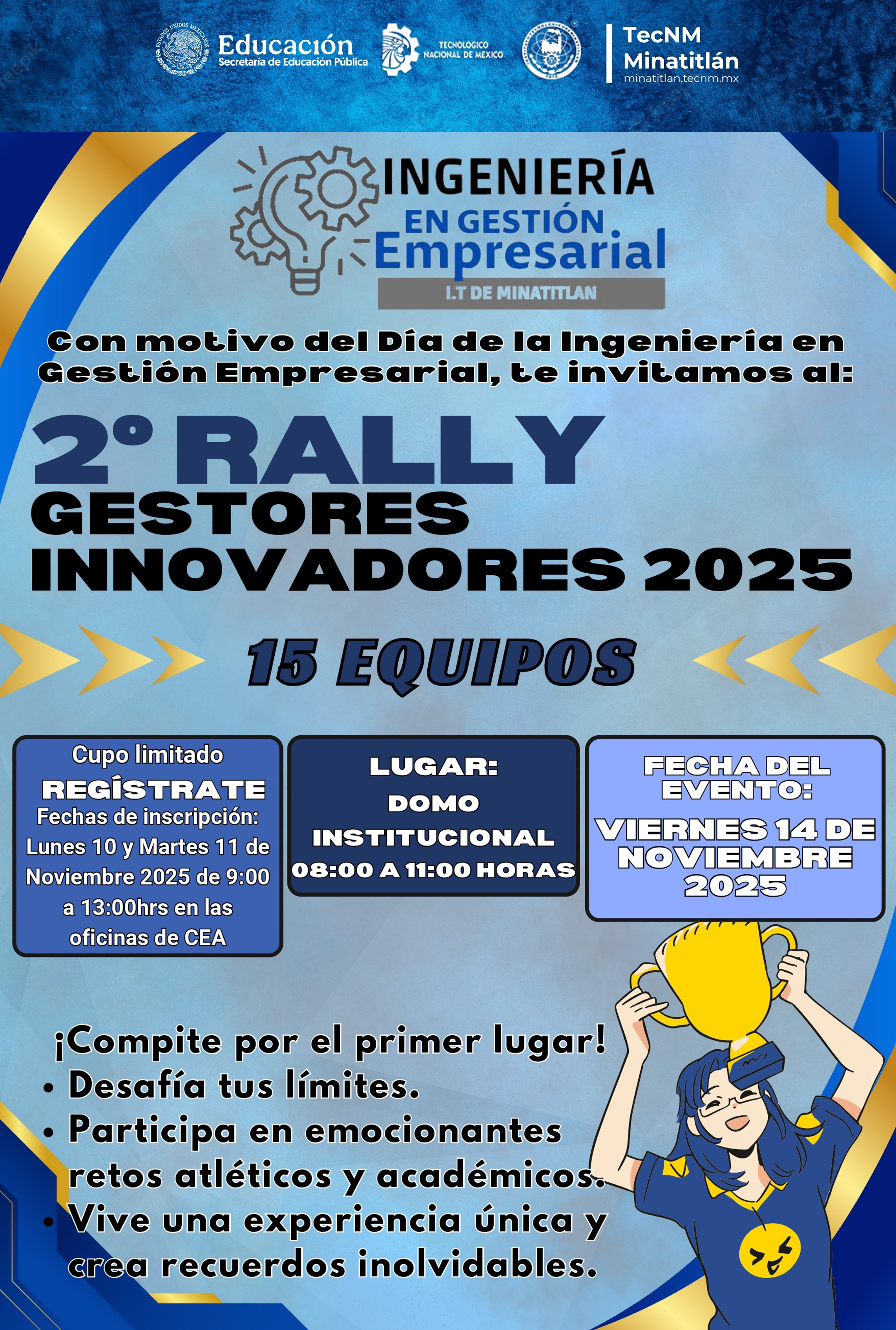INSCRÍBETE AL SEGUNDO RALLY “GESTORES INNOVADORES 2025”