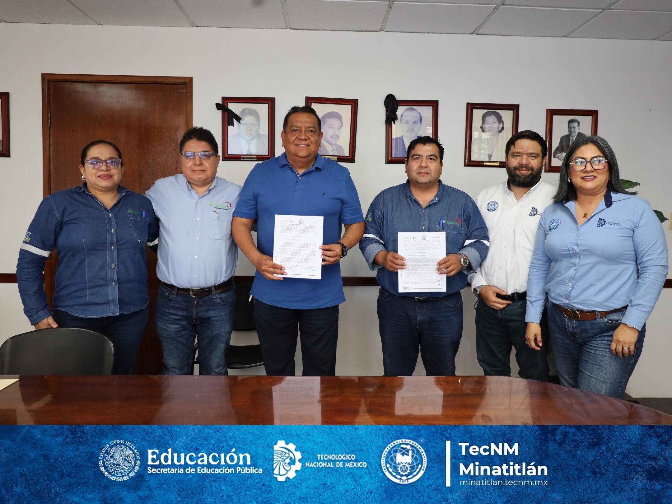 TEC DE MINATITLÁN FORTALECE SU VINCULACIÓN MEDIANTE FIRMA DE CONVENIOS CON EMPRESAS Y ORGANISMOS EDUCATIVOS