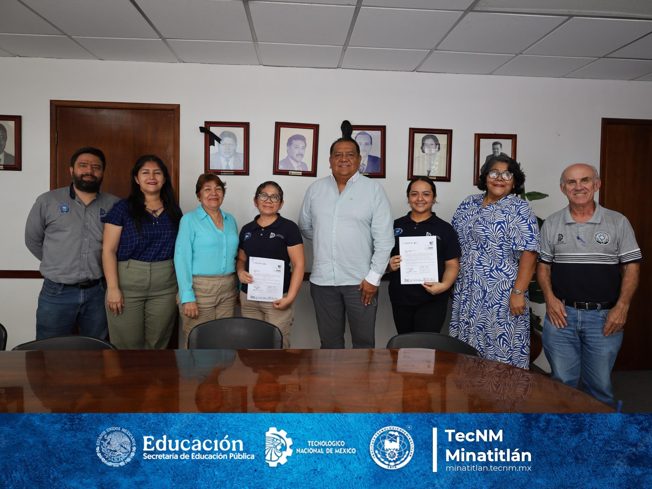 ENTREGA DE NOMBRAMIENTOS EN EL INSTITUTO TECNOLÓGICO DE MINATITLÁN