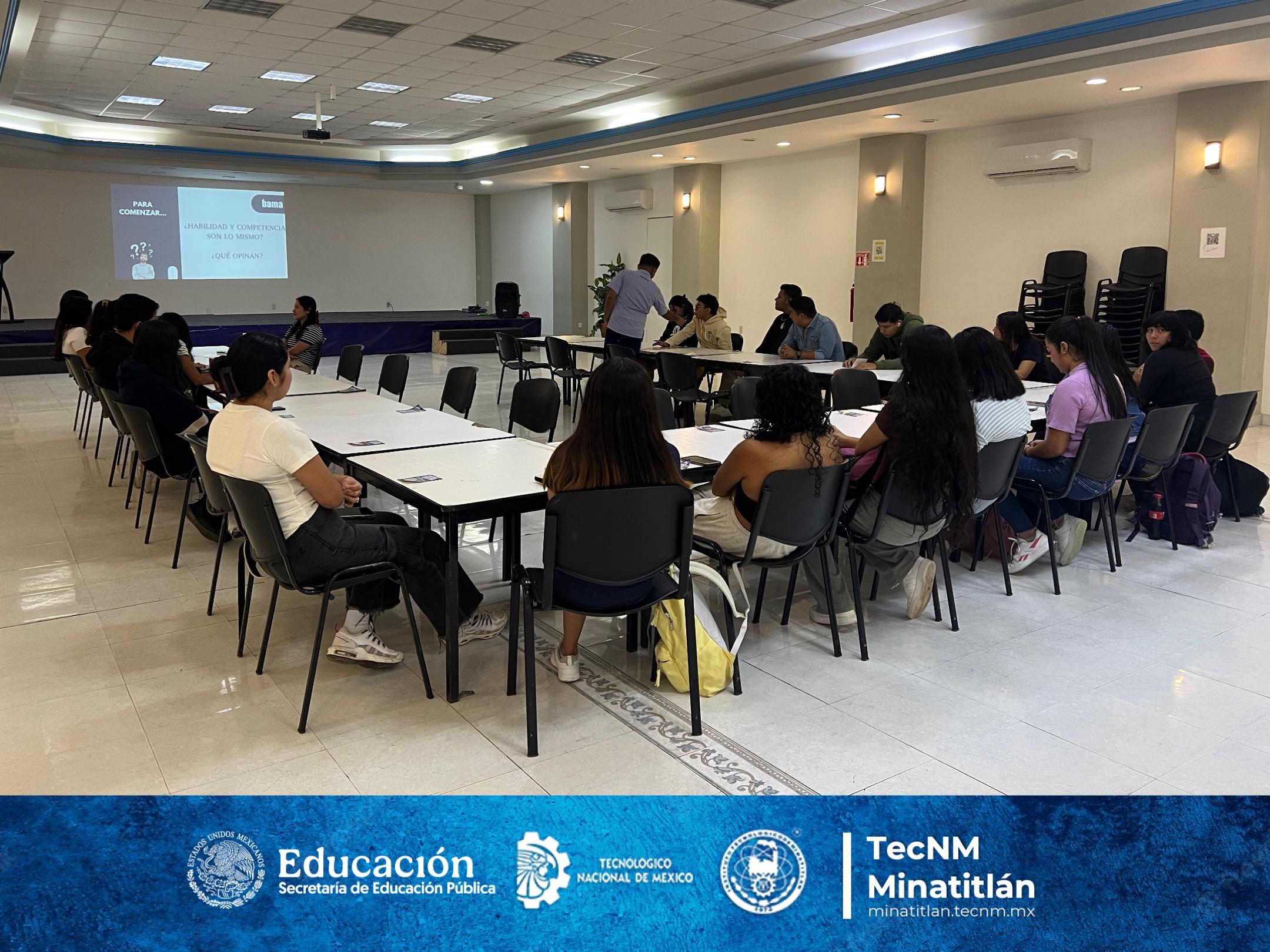 EGRESADAS Y EGRESADO DEL TECNOLÓGICO DE MINATITLÁN INSPIRAN A ESTUDIANTES DE INGENIERÍA EN GESTIÓN EMPRESARIAL CON TALLERES DE INNOVACIÓN, EMPRENDIMIENTO Y DESARROLLO PROFESIONAL