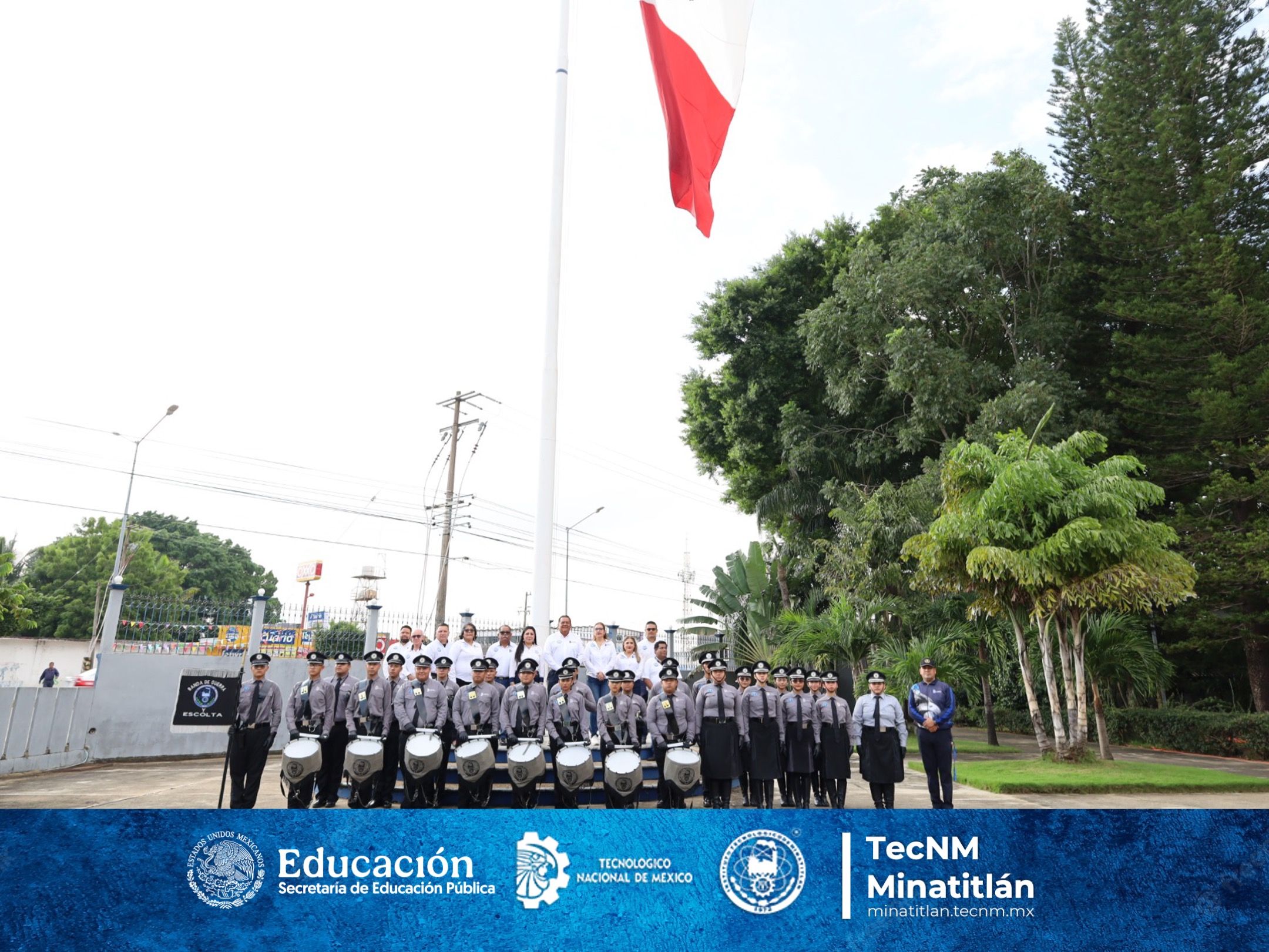 TECNOLÓGICO DE MINATITLÁN CONMEMORA EL 115 ANIVERSARIO DEL INICIO DE LA REVOLUCIÓN MEXICANA CON ACTO CÍVICO