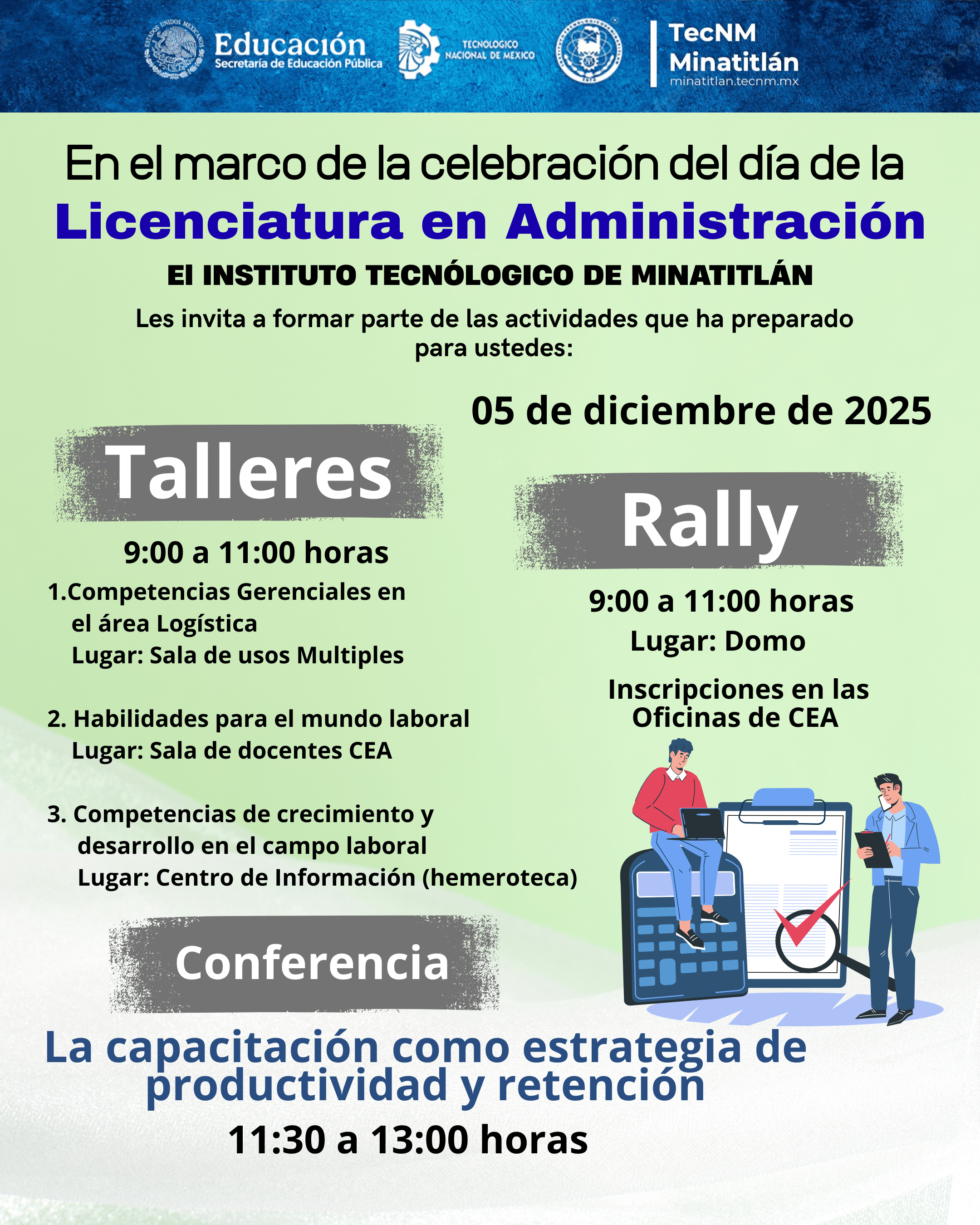 ¡ACOMPÁÑANOS A CELEBRAR EL DÍA DE LA LICENCIATURA EN ADMINISTRACIÓN!